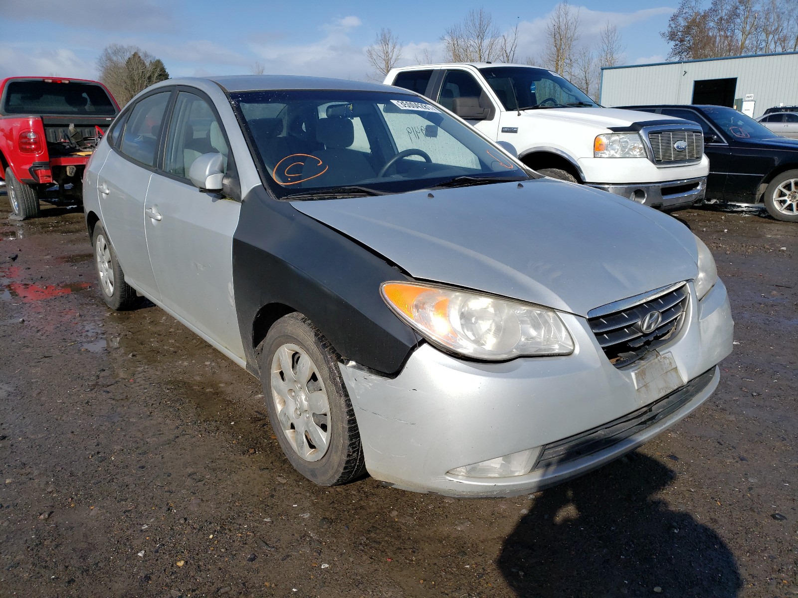 HYUNDAI ELANTRA GL 2007 kmhdu46d47u126125