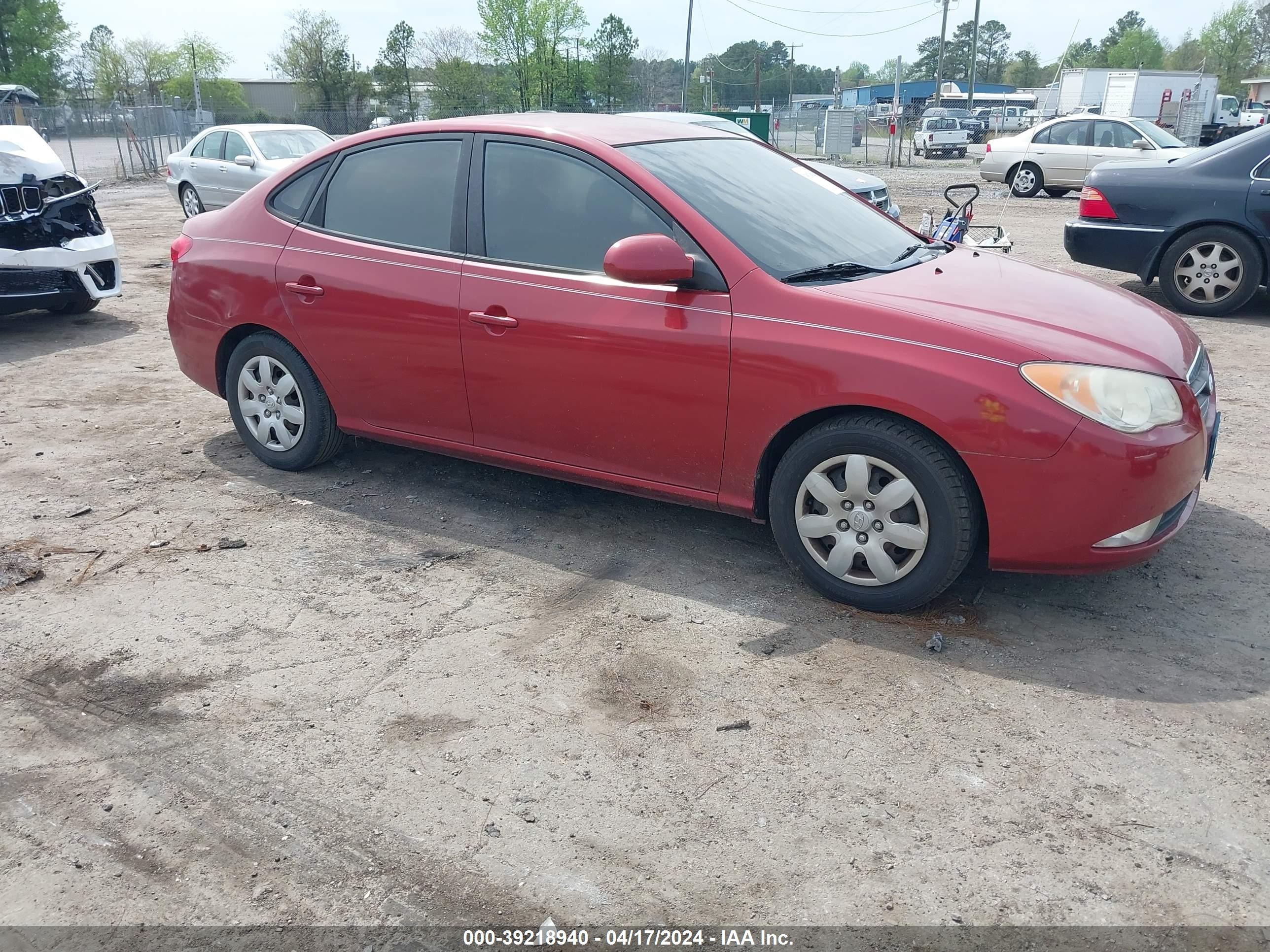 HYUNDAI ELANTRA 2008 kmhdu46d48u291741