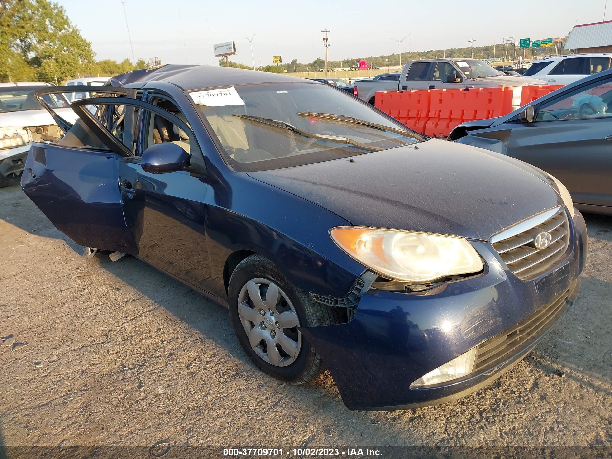 HYUNDAI ELANTRA 2008 kmhdu46d58u571071