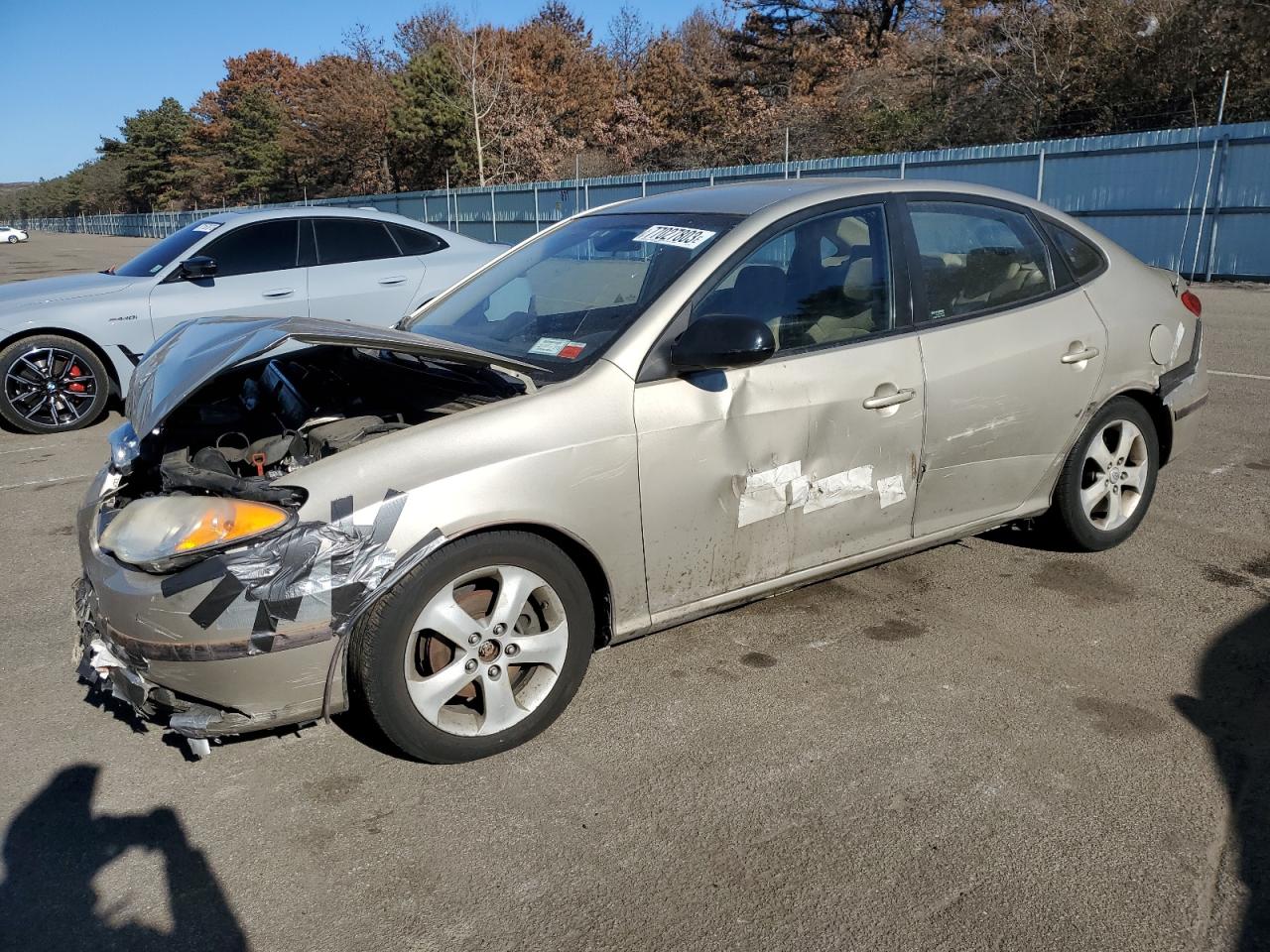 HYUNDAI ELANTRA 2007 kmhdu46d67u027371