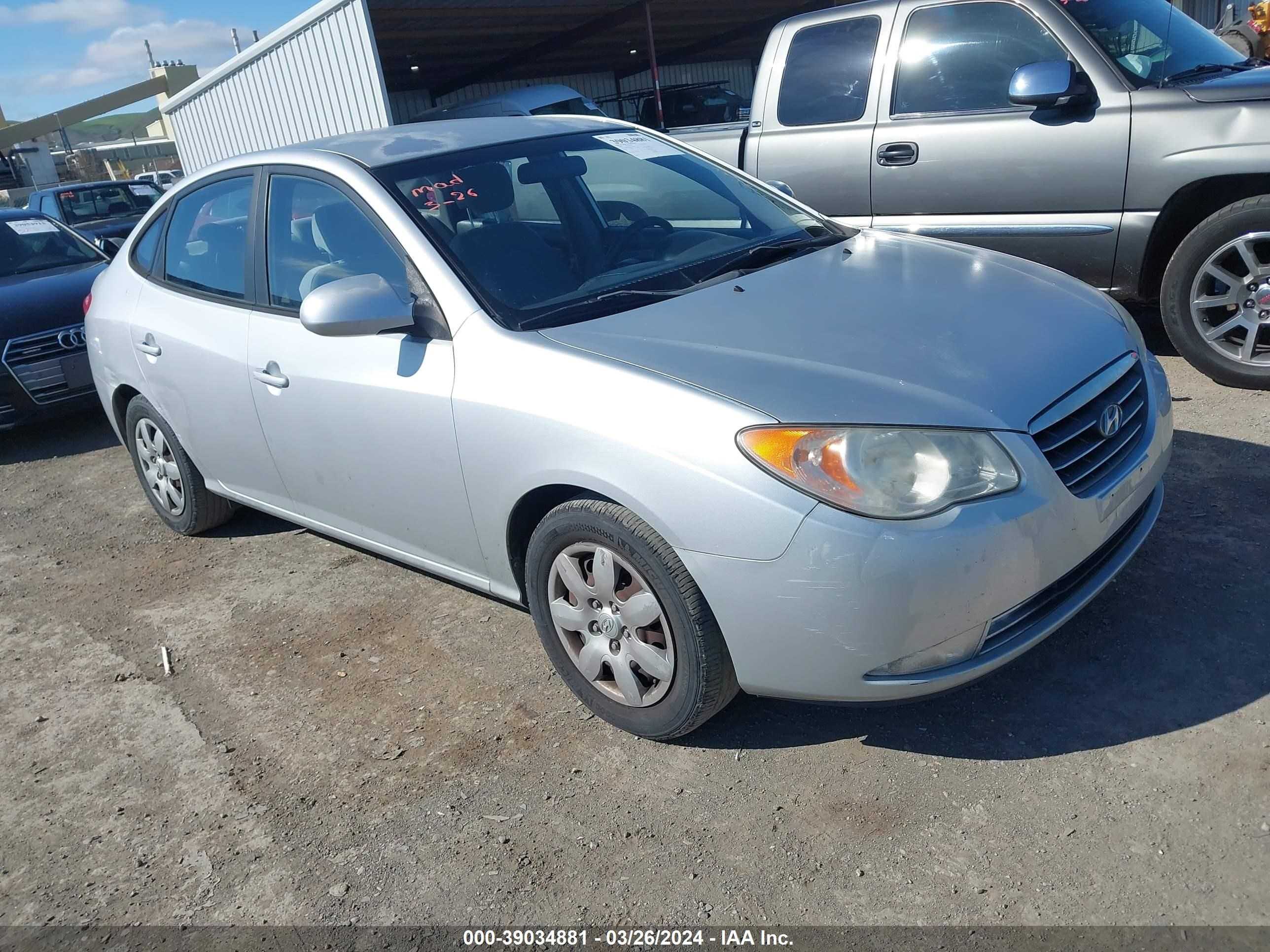 HYUNDAI ELANTRA 2008 kmhdu46d68u320592