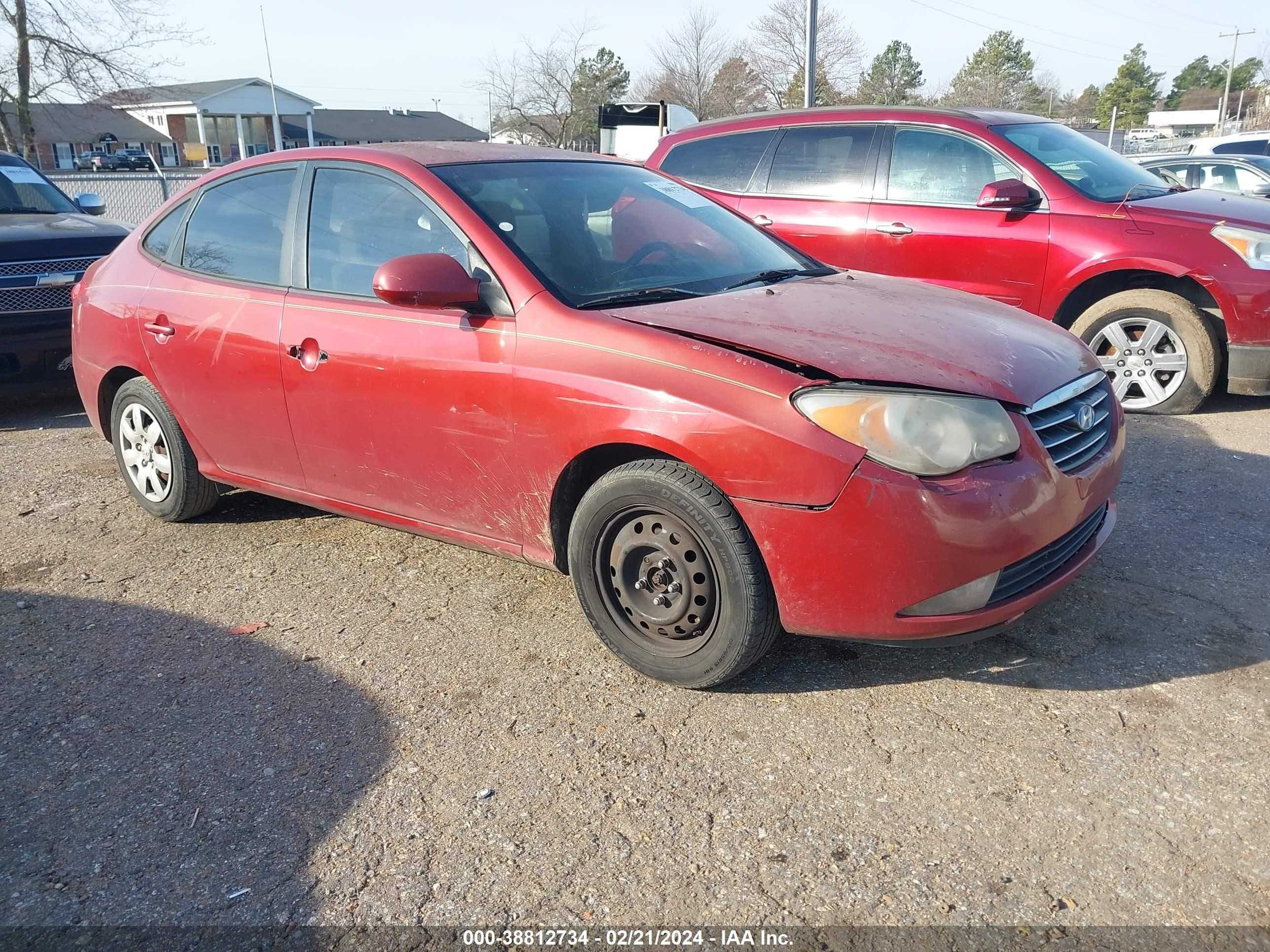 HYUNDAI ELANTRA 2008 kmhdu46d68u537723