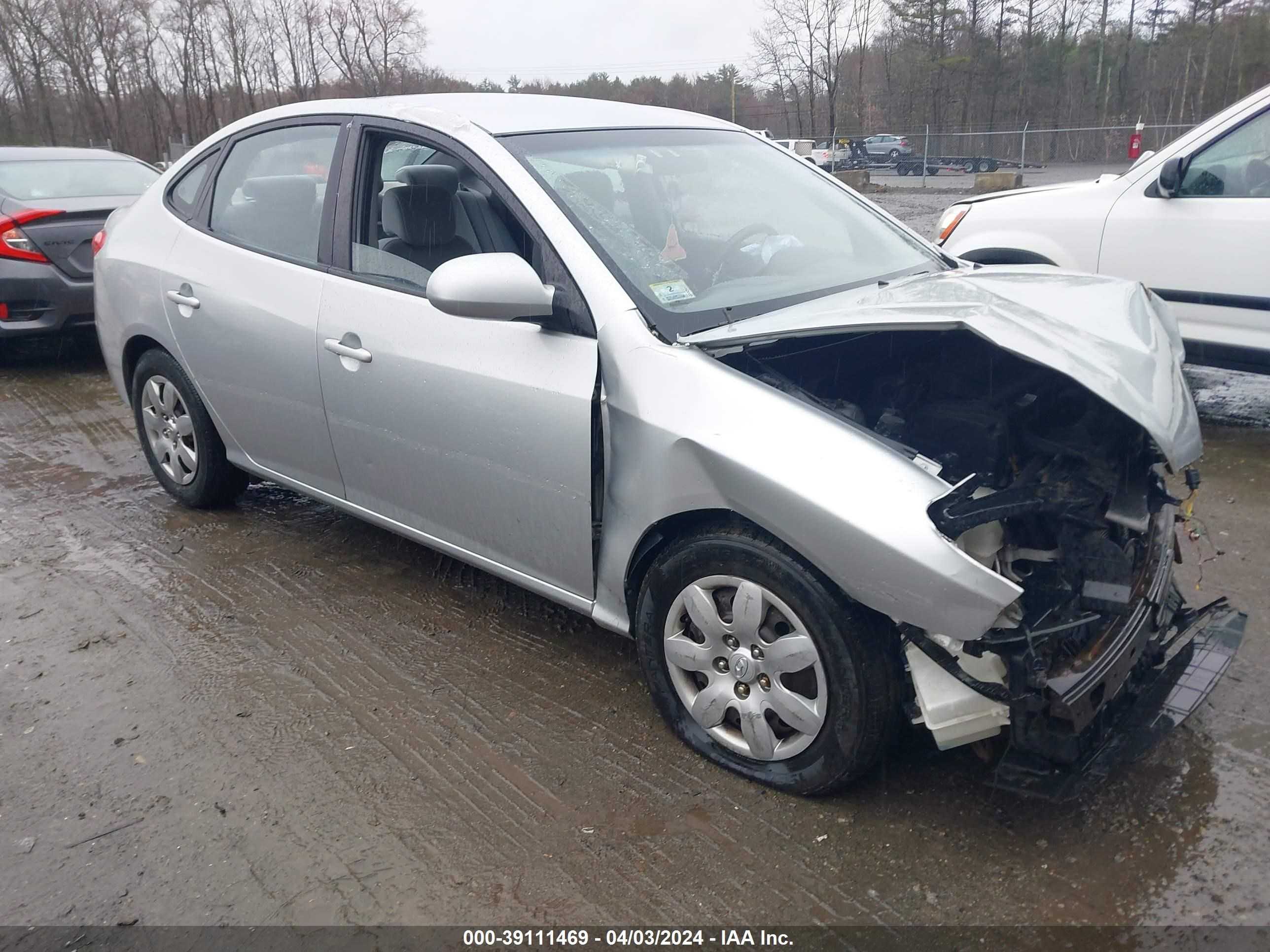 HYUNDAI ELANTRA 2008 kmhdu46d78u543790