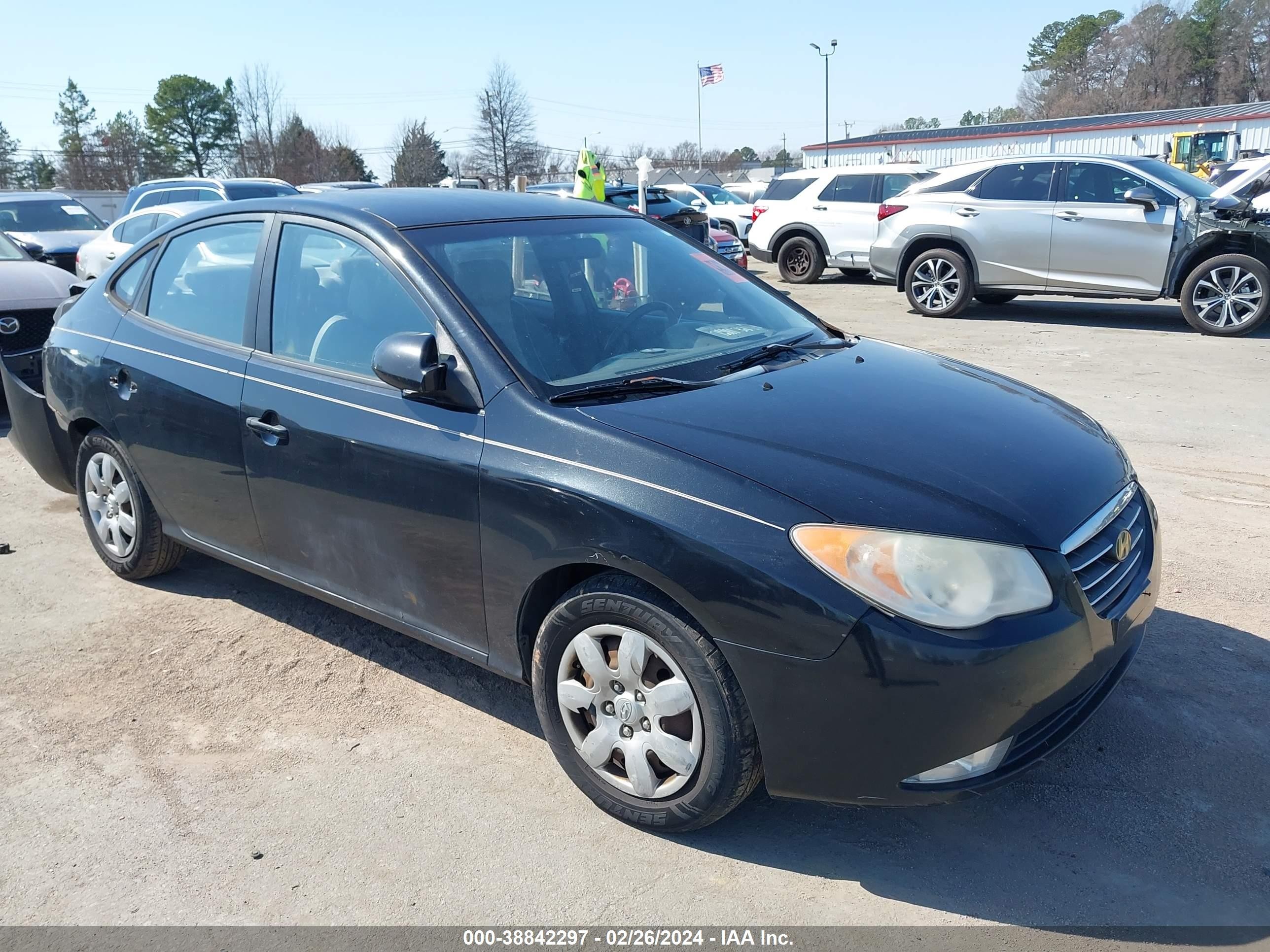 HYUNDAI ELANTRA 2009 kmhdu46d79u602001