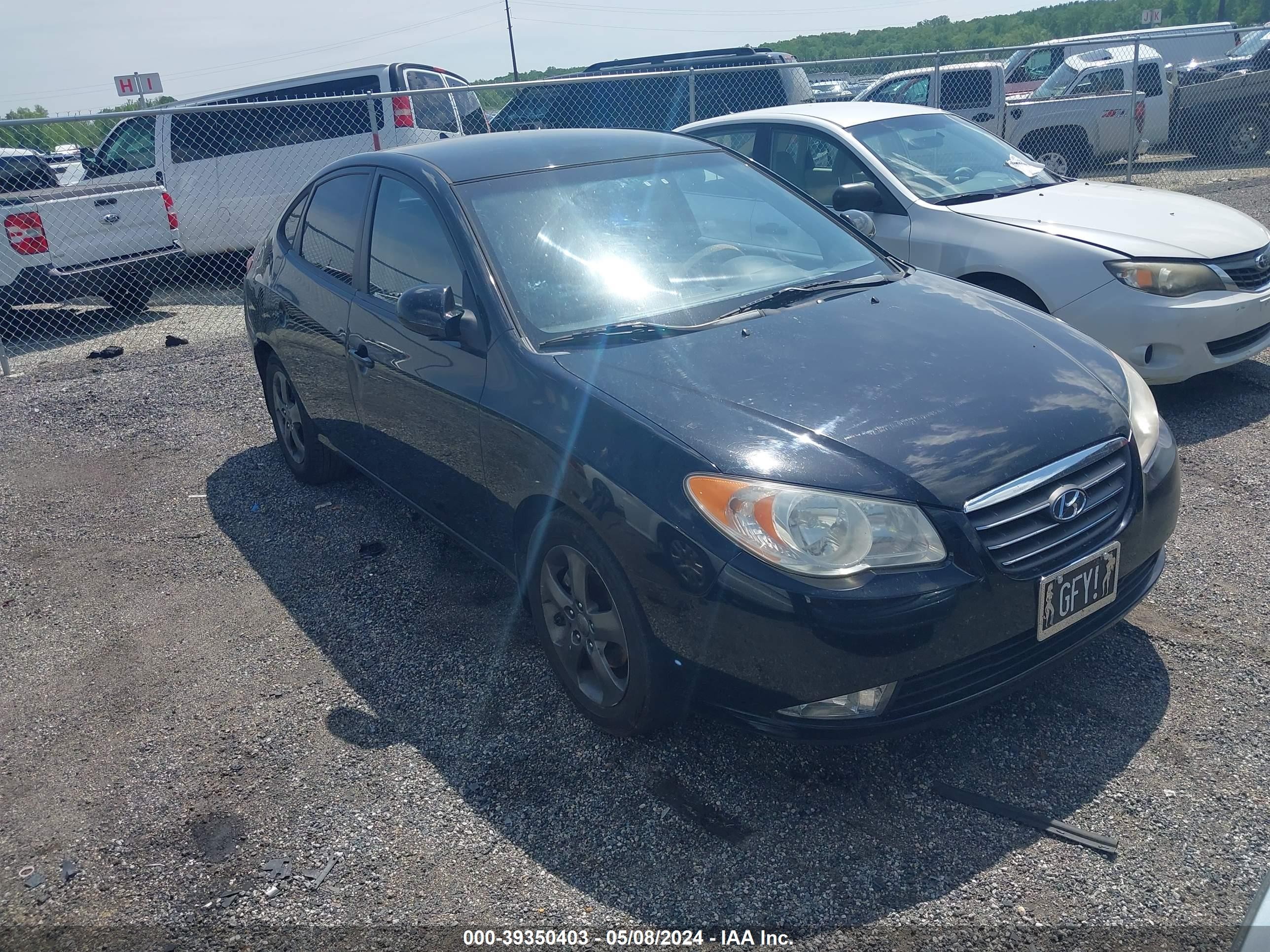 HYUNDAI ELANTRA 2009 kmhdu46d79u810282