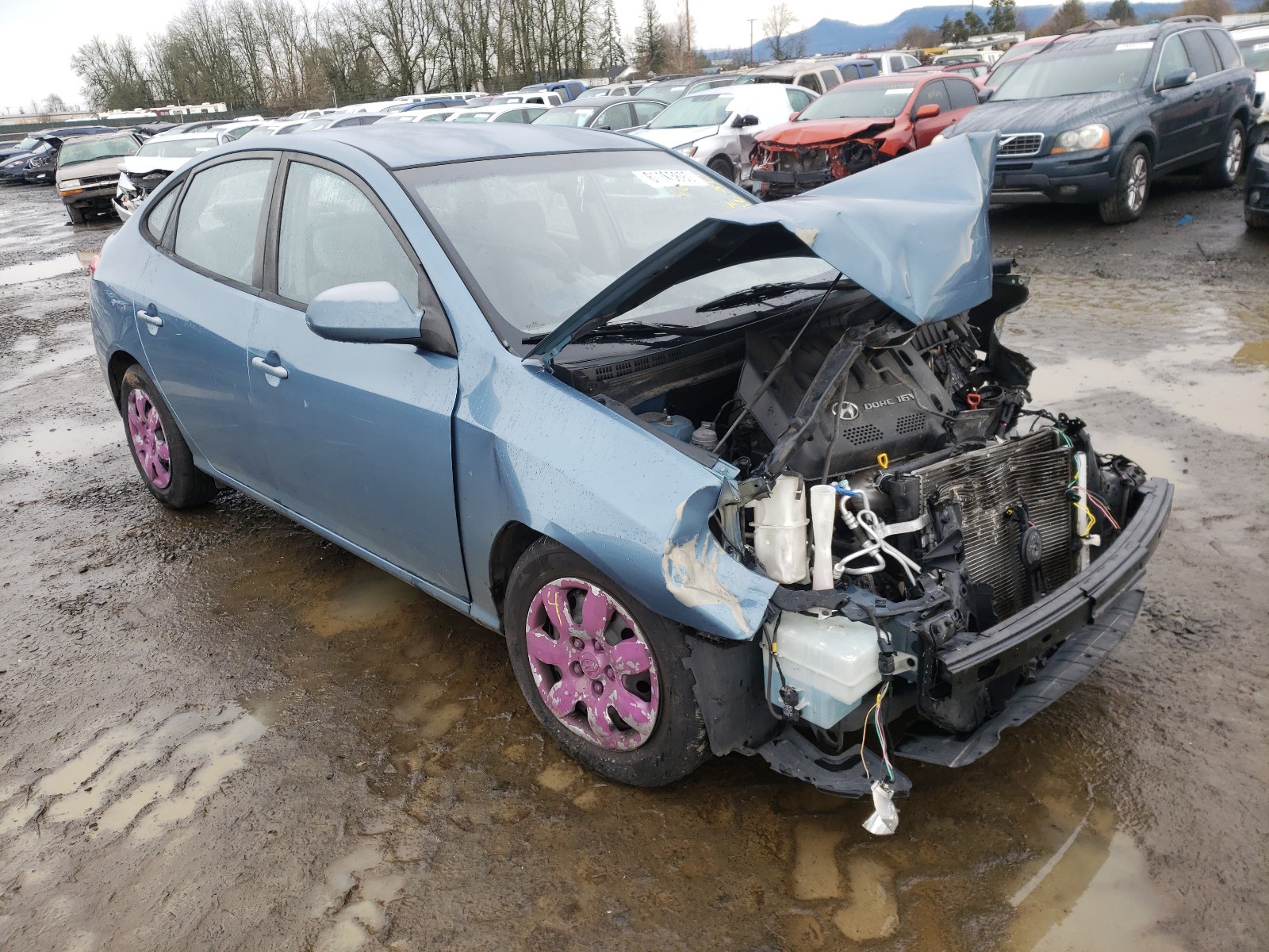 HYUNDAI ELANTRA GL 2007 kmhdu46d87u124264