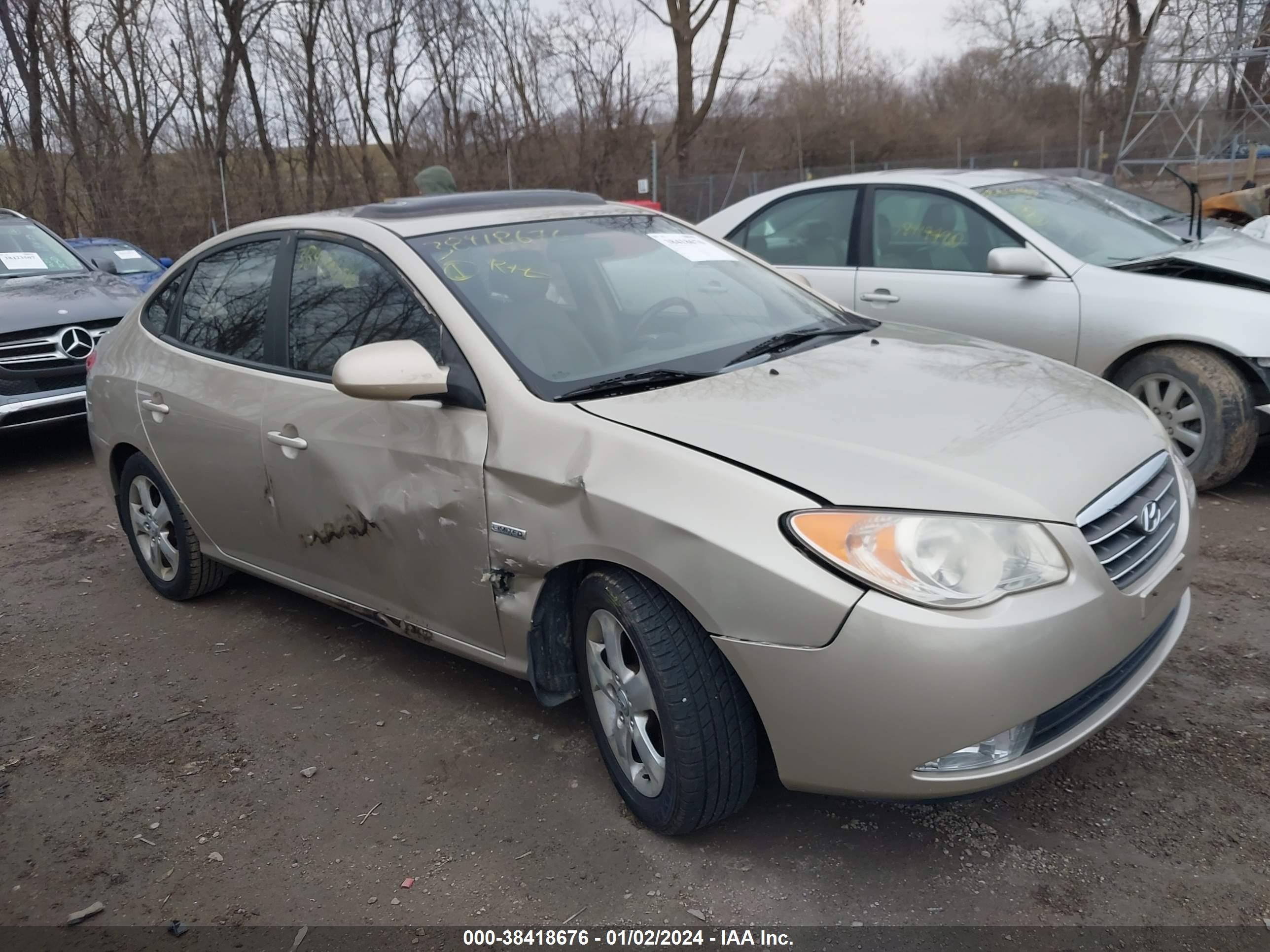 HYUNDAI ELANTRA 2007 kmhdu46d87u170368