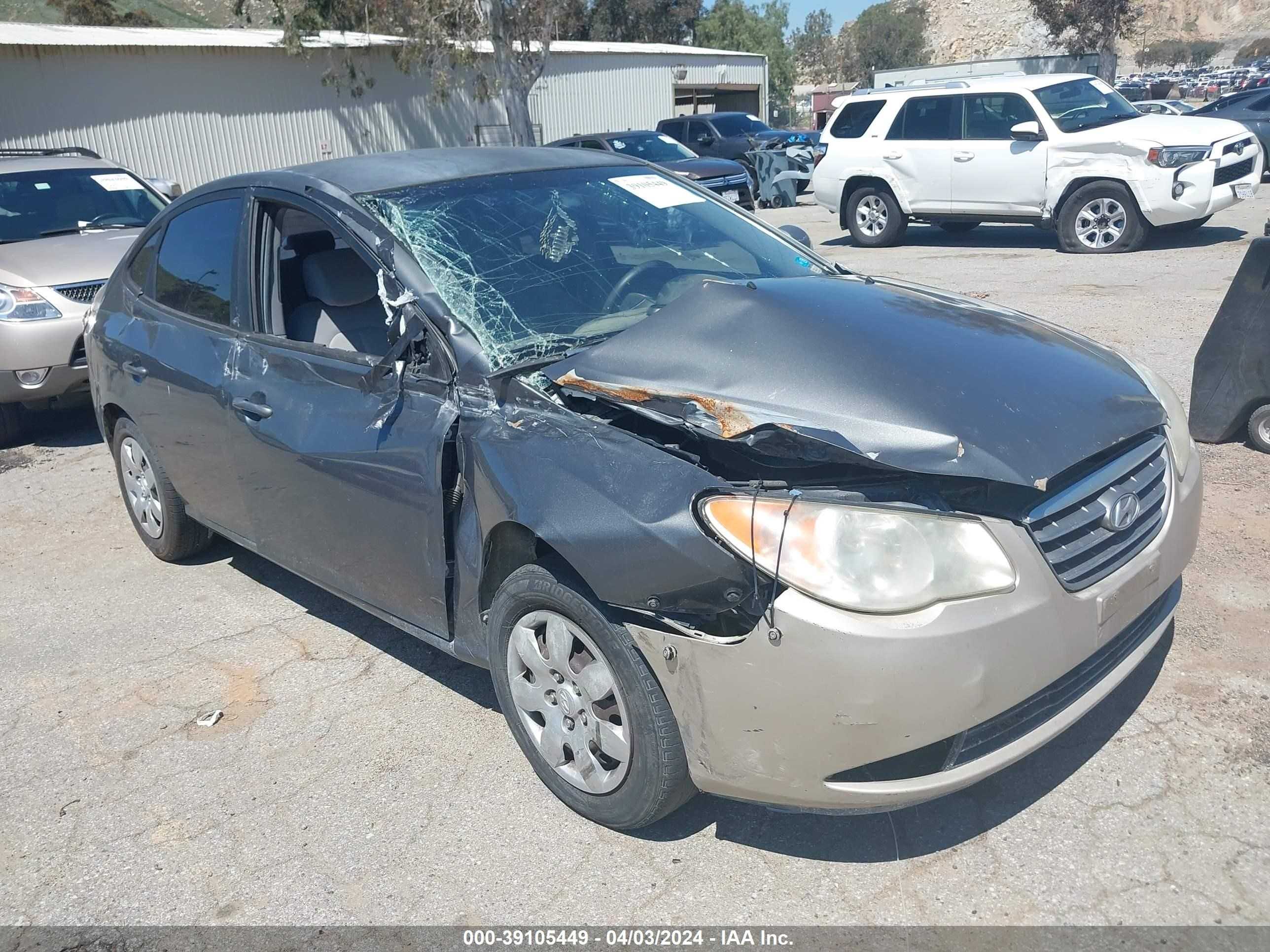 HYUNDAI ELANTRA 2007 kmhdu46d87u256733