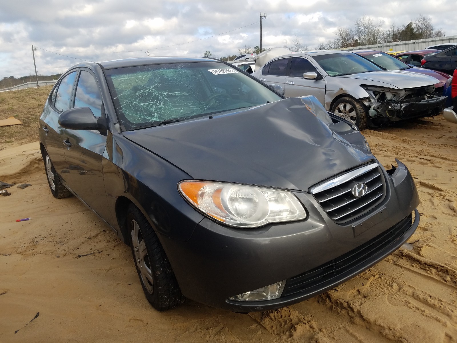 HYUNDAI ELANTRA GL 2008 kmhdu46d88u555009