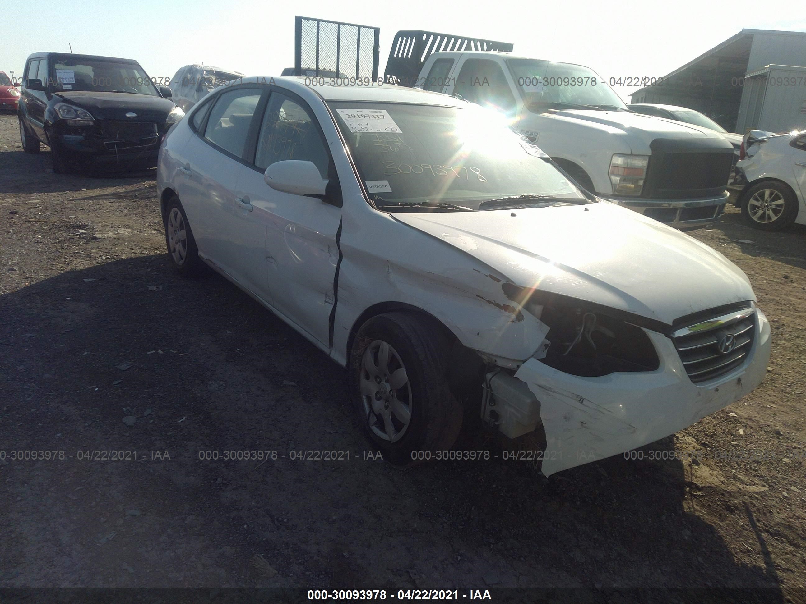 HYUNDAI ELANTRA 2009 kmhdu46d89u662451