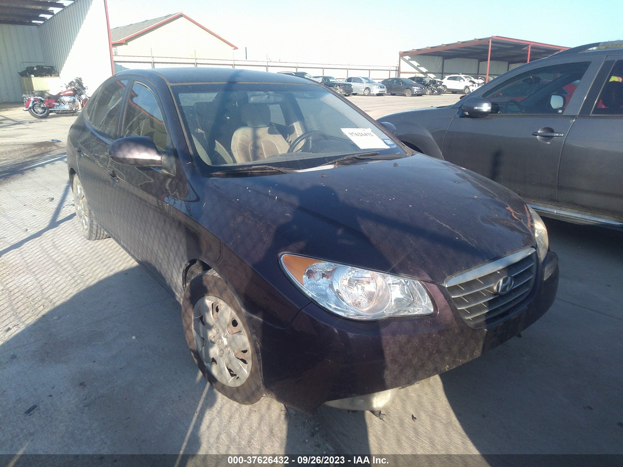 HYUNDAI ELANTRA 2008 kmhdu46d98u310526