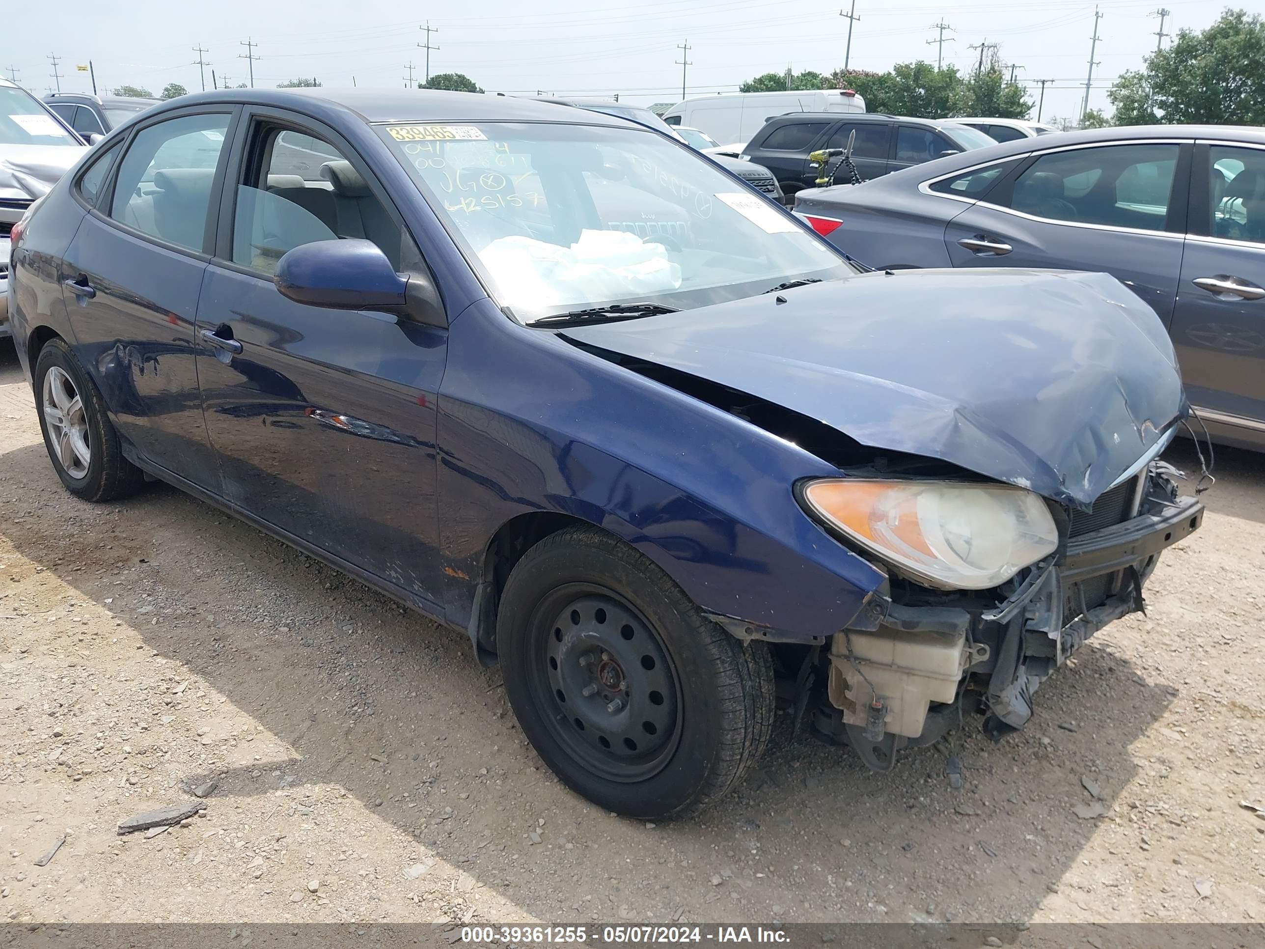 HYUNDAI ELANTRA 2008 kmhdu46d98u425157