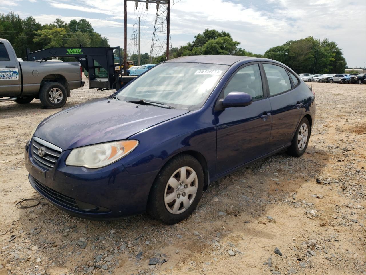 HYUNDAI ELANTRA 2007 kmhdu46dx7u080784