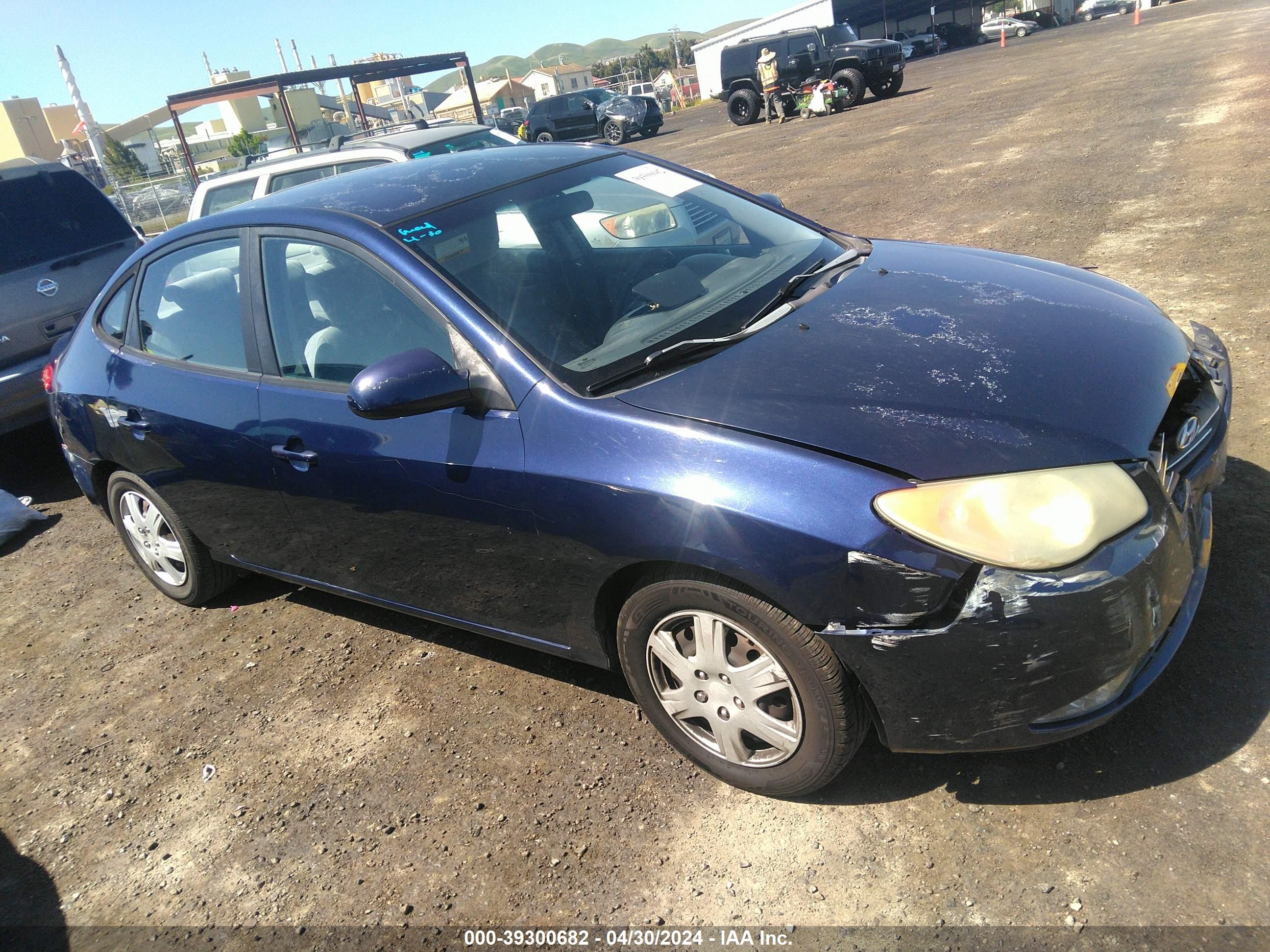 HYUNDAI ELANTRA 2008 kmhdu46dx8u341137