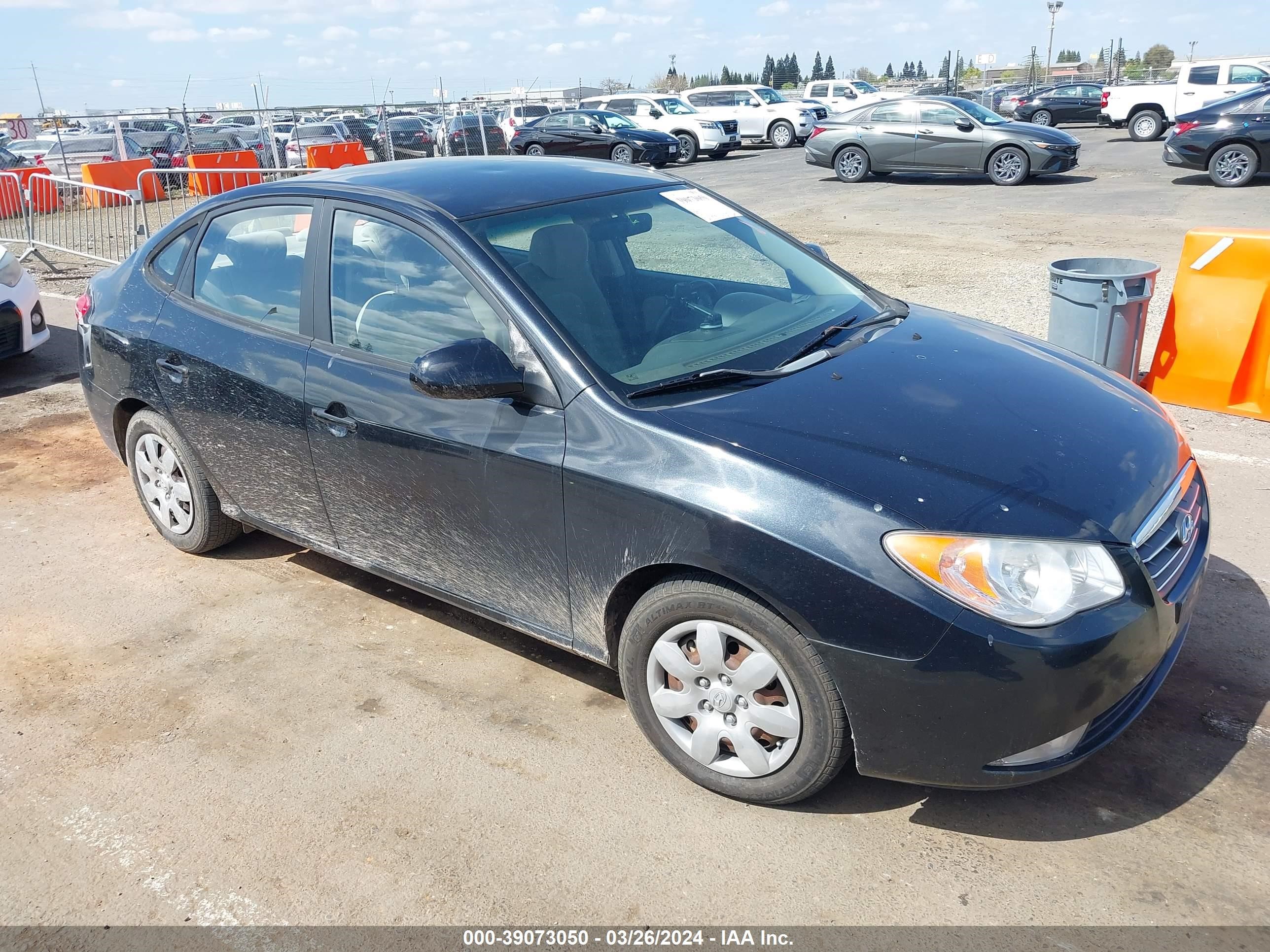 HYUNDAI ELANTRA 2008 kmhdu46dx8u386742