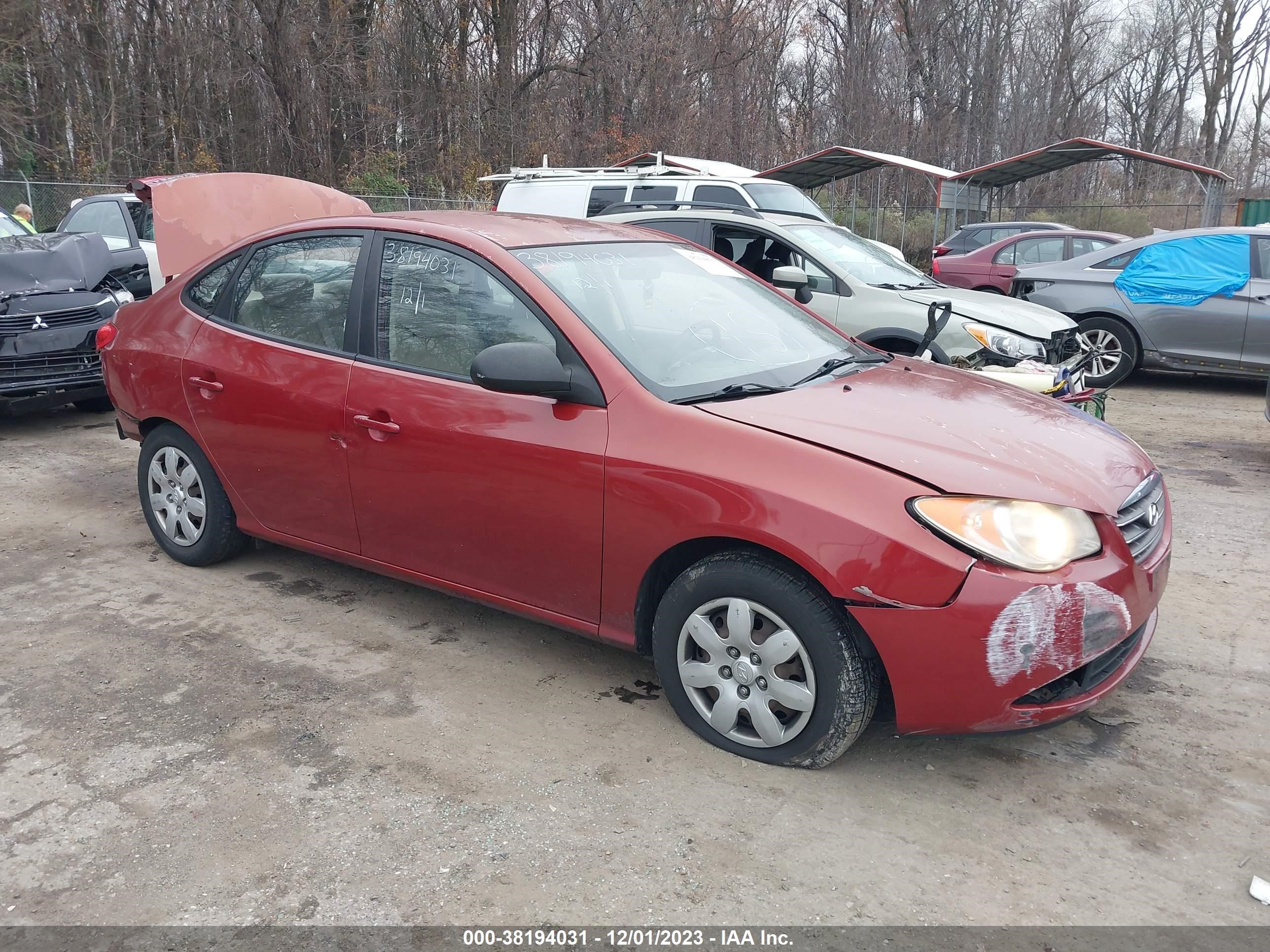 HYUNDAI ELANTRA 2008 kmhdu46dx8u480281