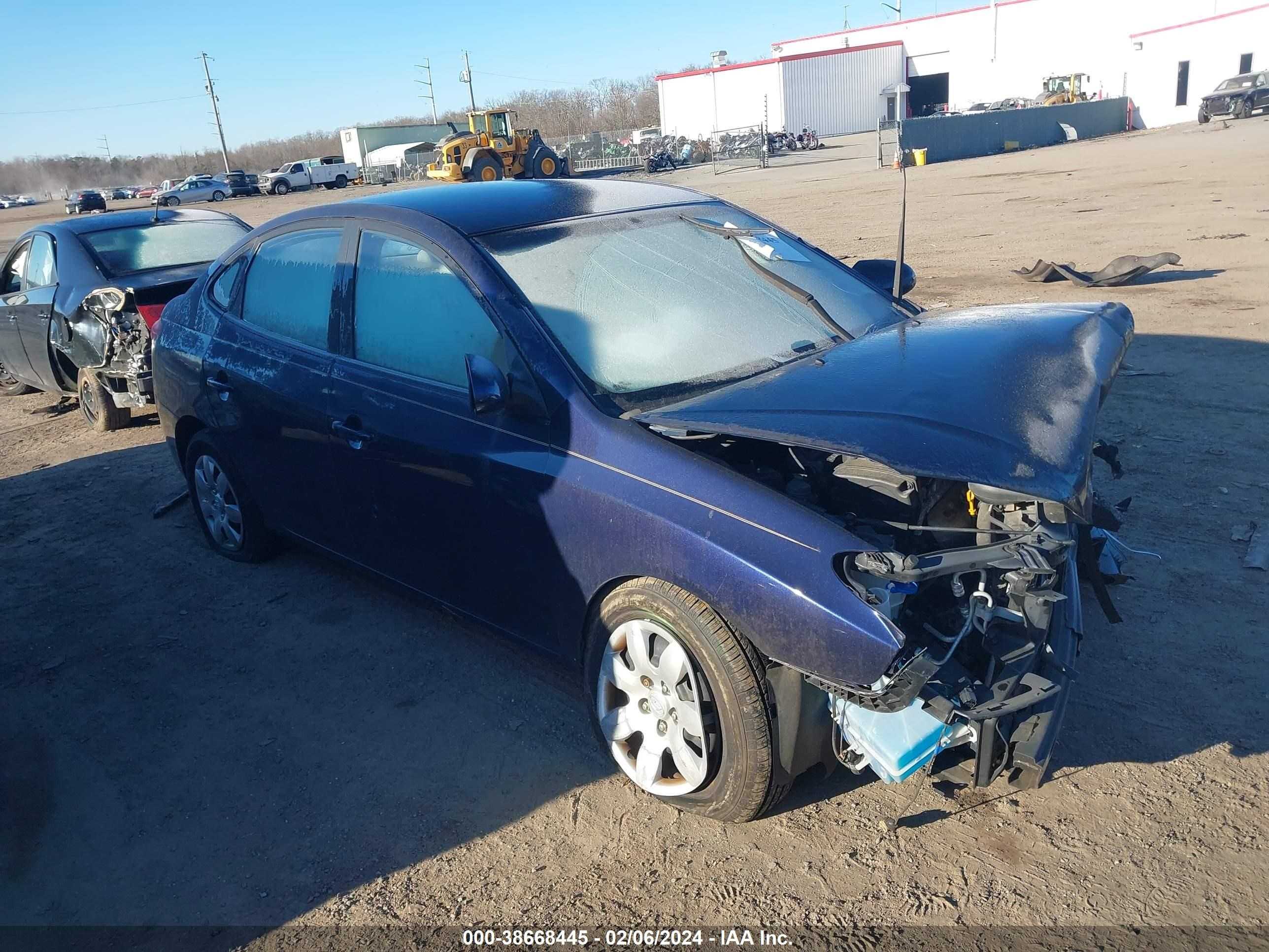 HYUNDAI ELANTRA 2008 kmhdu46dx8u539944