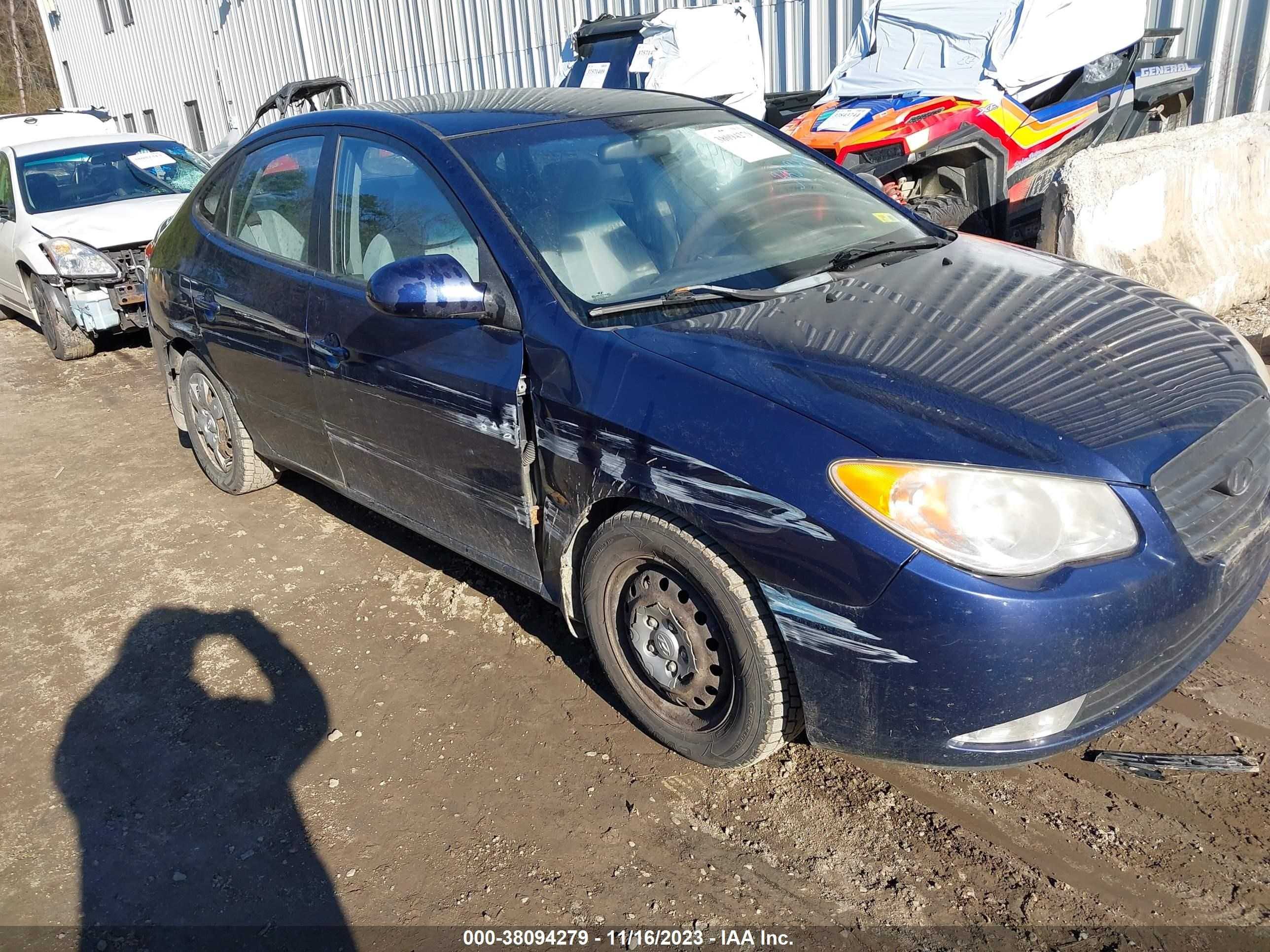 HYUNDAI ELANTRA 2008 kmhdu46dx8u542181