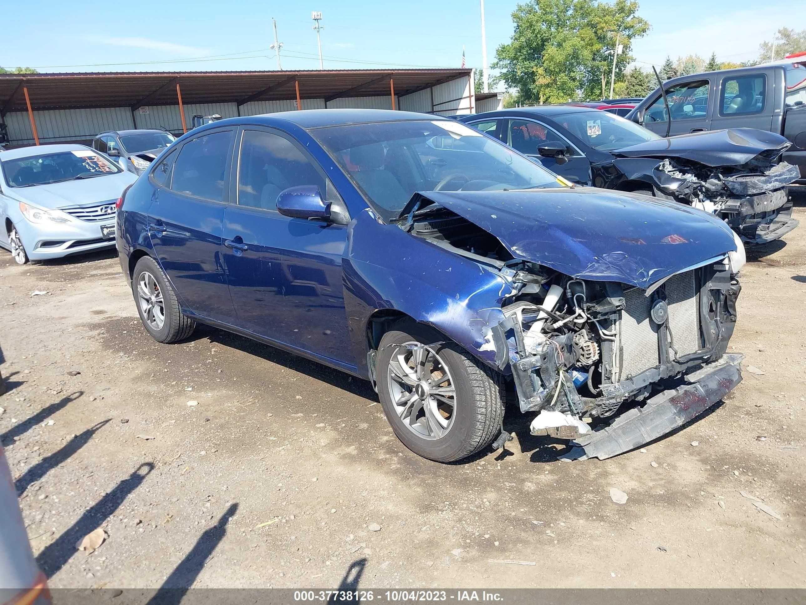 HYUNDAI ELANTRA 2008 kmhdu46dx8u565265