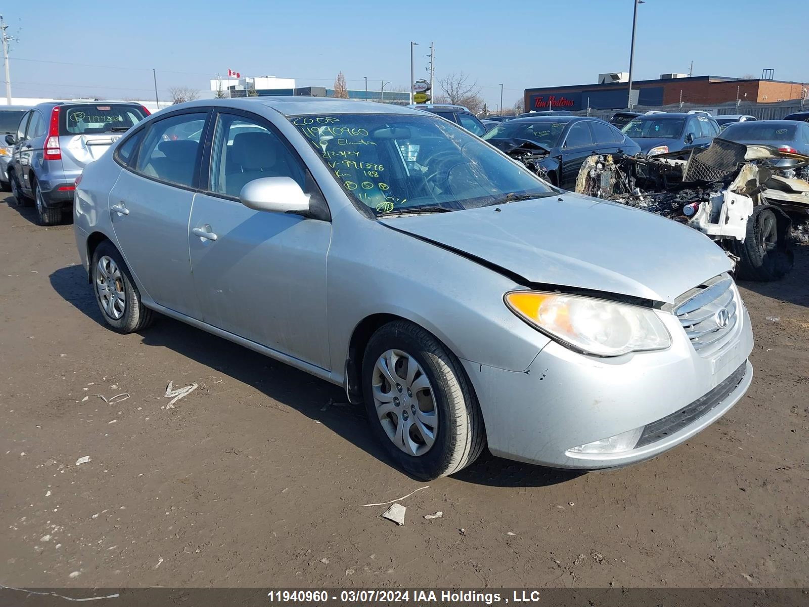 HYUNDAI ELANTRA 2010 kmhdu4ad0au991396