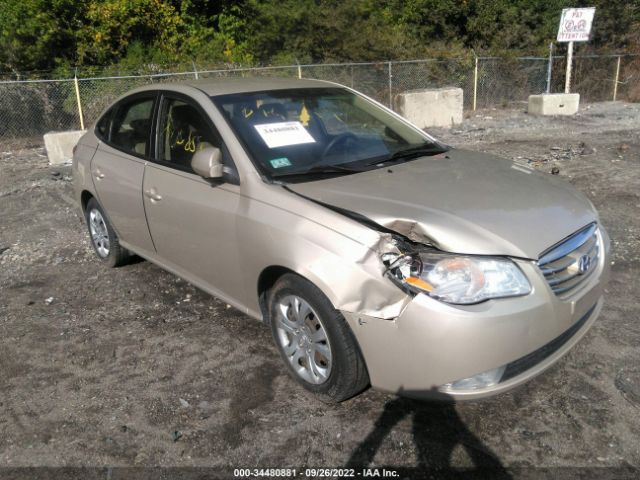 HYUNDAI ELANTRA 2010 kmhdu4ad4au166140