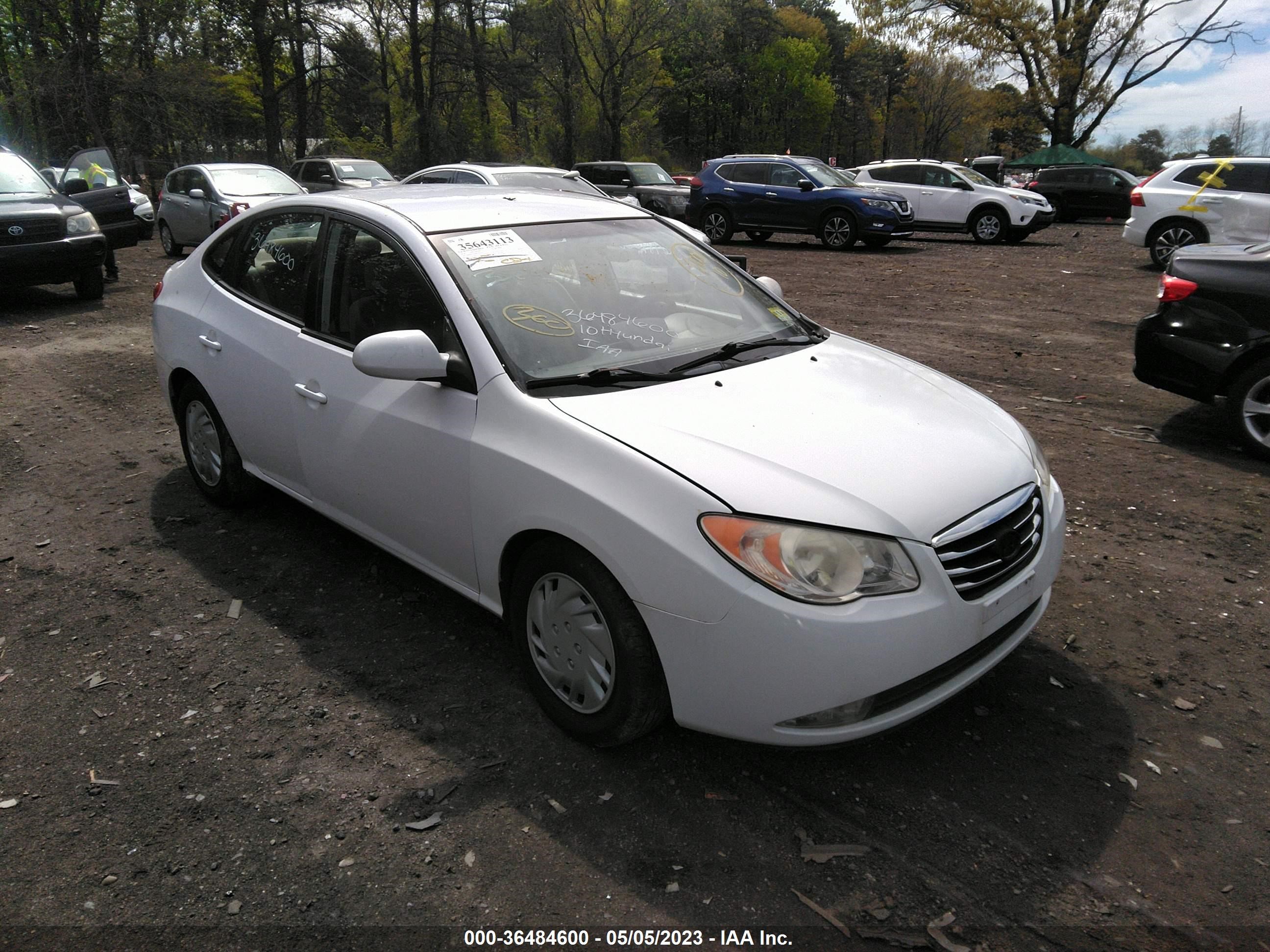 HYUNDAI ELANTRA 2010 kmhdu4ad6au837954