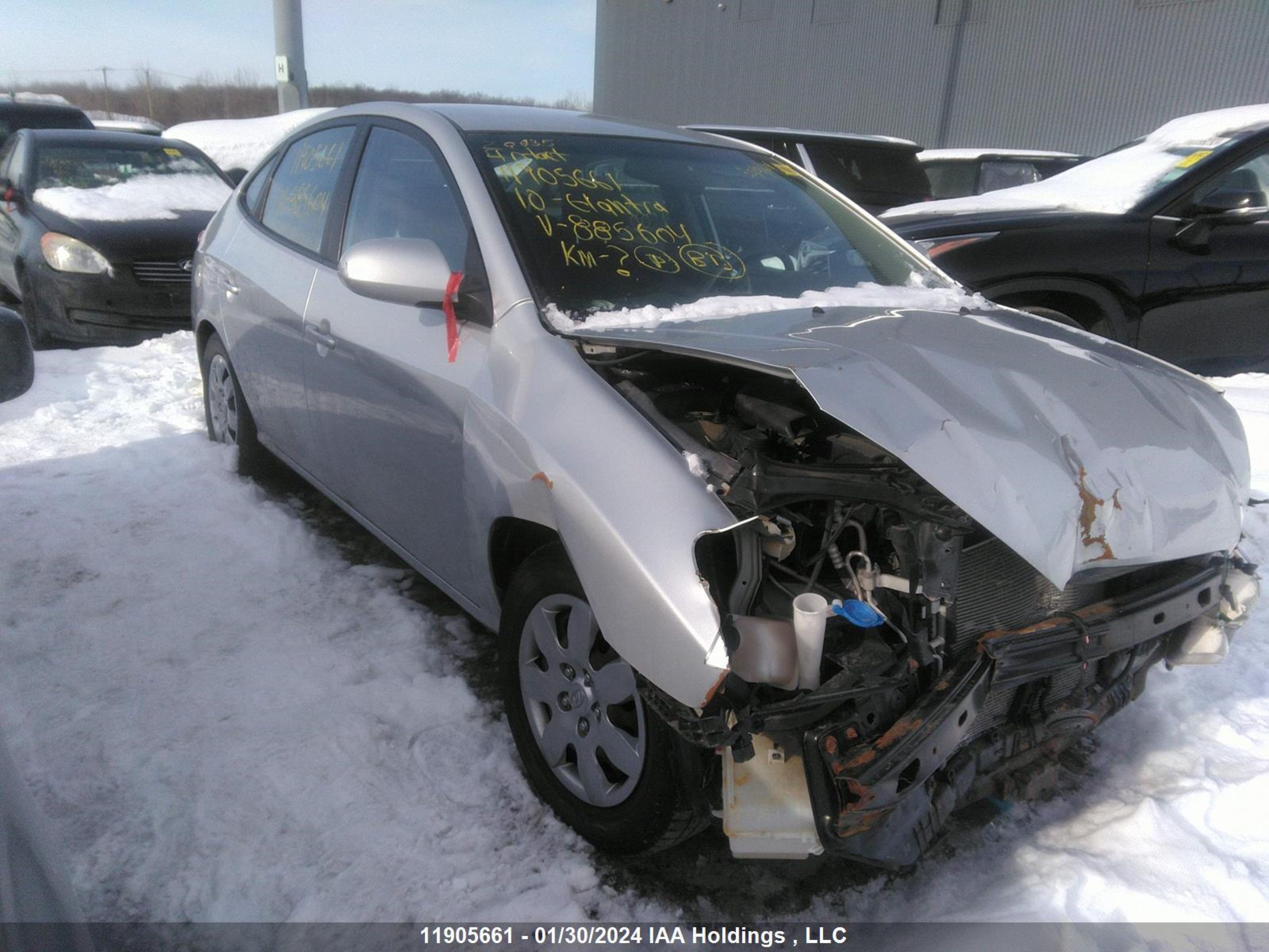 HYUNDAI ELANTRA 2010 kmhdu4bd1au885604