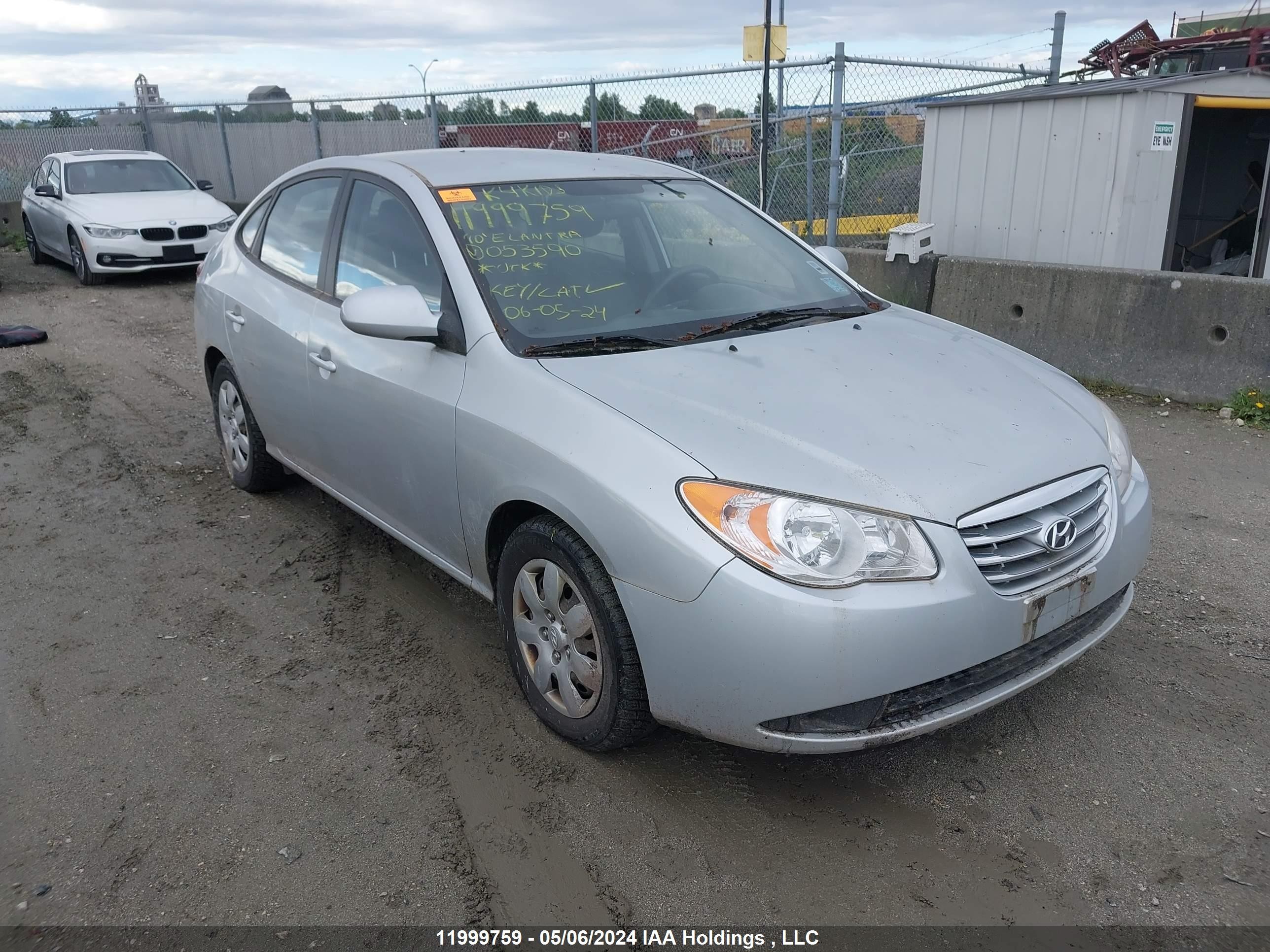 HYUNDAI ELANTRA 2010 kmhdu4bd9au053590