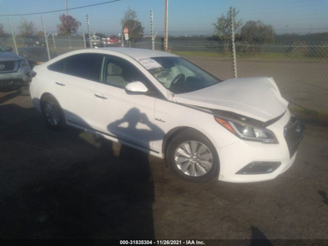 HYUNDAI SONATA HYBRID 2016 kmhe24l10ga011589