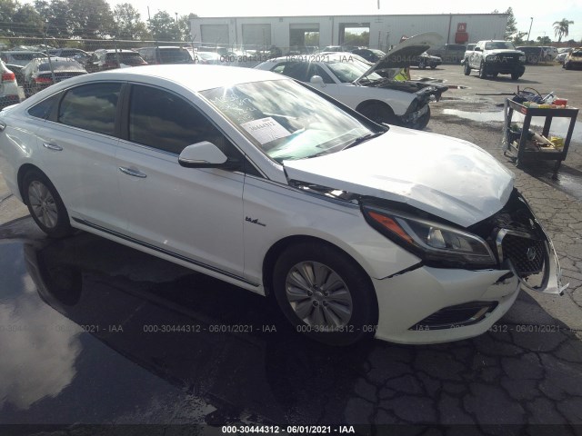 HYUNDAI SONATA HYBRID 2016 kmhe24l11ga018518