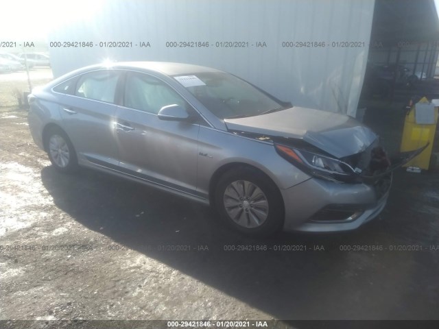 HYUNDAI SONATA HYBRID 2016 kmhe24l11ga029650