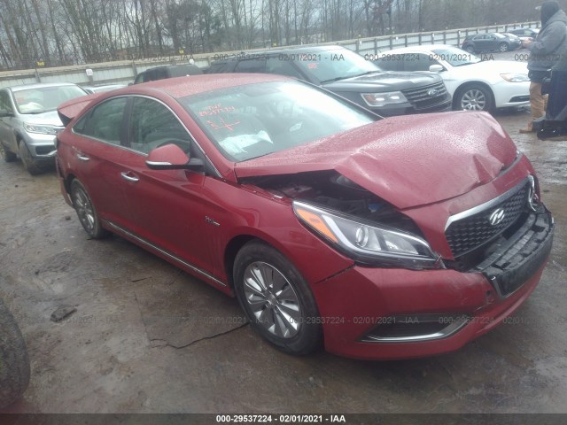 HYUNDAI SONATA HYBRID 2016 kmhe24l12ga028233