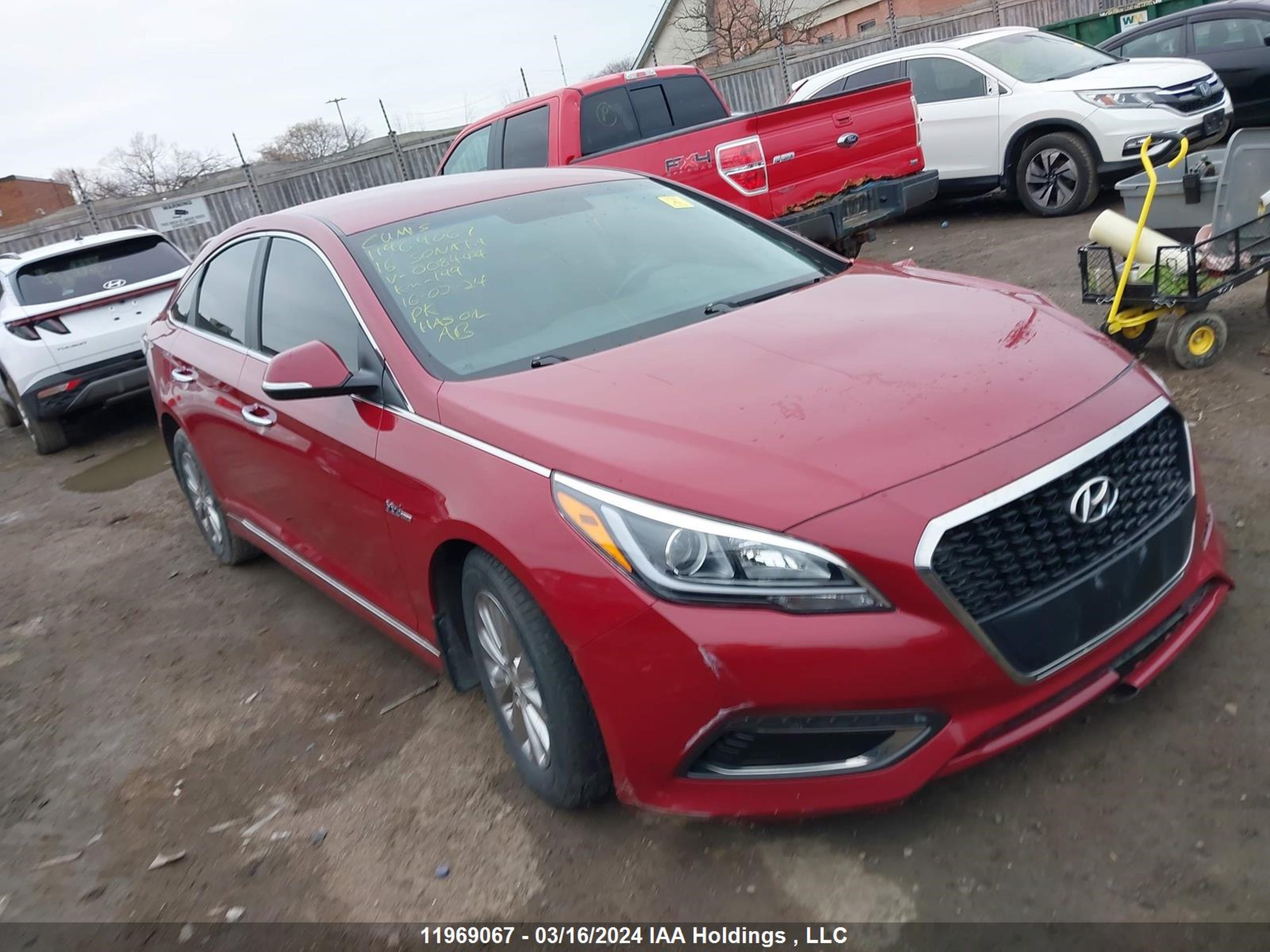 HYUNDAI SONATA 2016 kmhe24l13ga008444