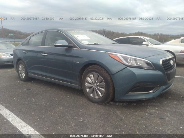 HYUNDAI SONATA HYBRID 2016 kmhe24l14ga027066