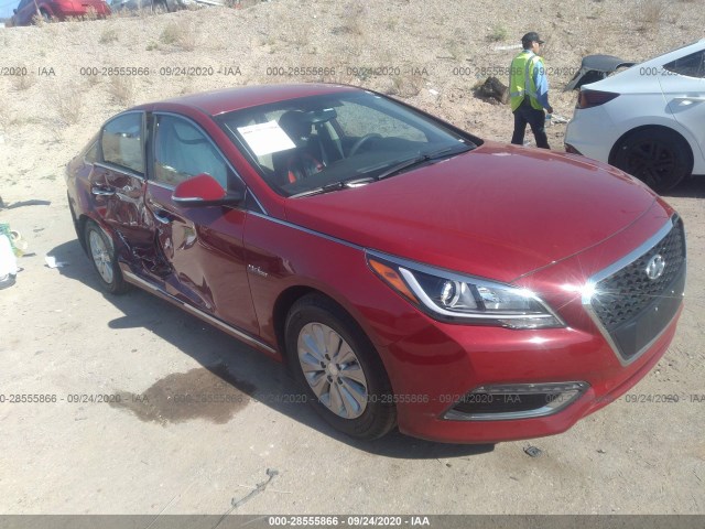 HYUNDAI SONATA HYBRID 2016 kmhe24l15ga011488