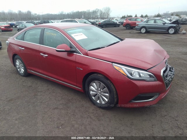 HYUNDAI SONATA HYBRID 2016 kmhe24l16ga011192