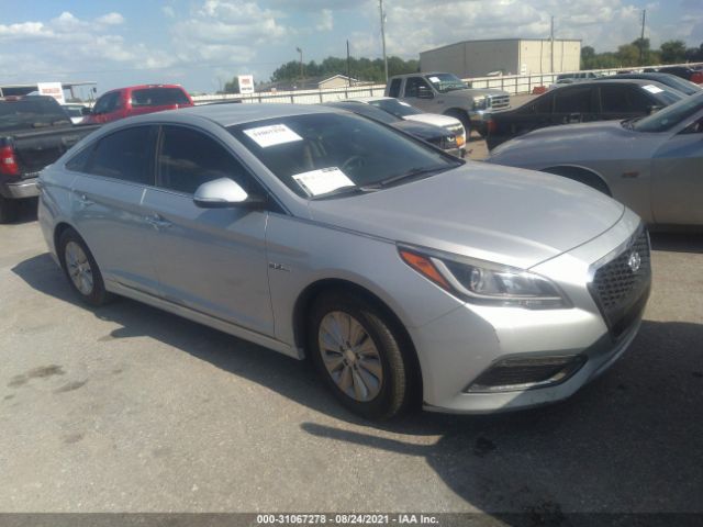 HYUNDAI SONATA HYBRID 2017 kmhe24l18ha054174