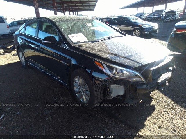 HYUNDAI SONATA HYBRID 2017 kmhe24l18ha055146