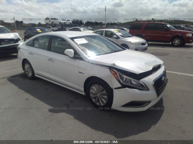 HYUNDAI SONATA HYBRID 2016 kmhe24l19ga010649