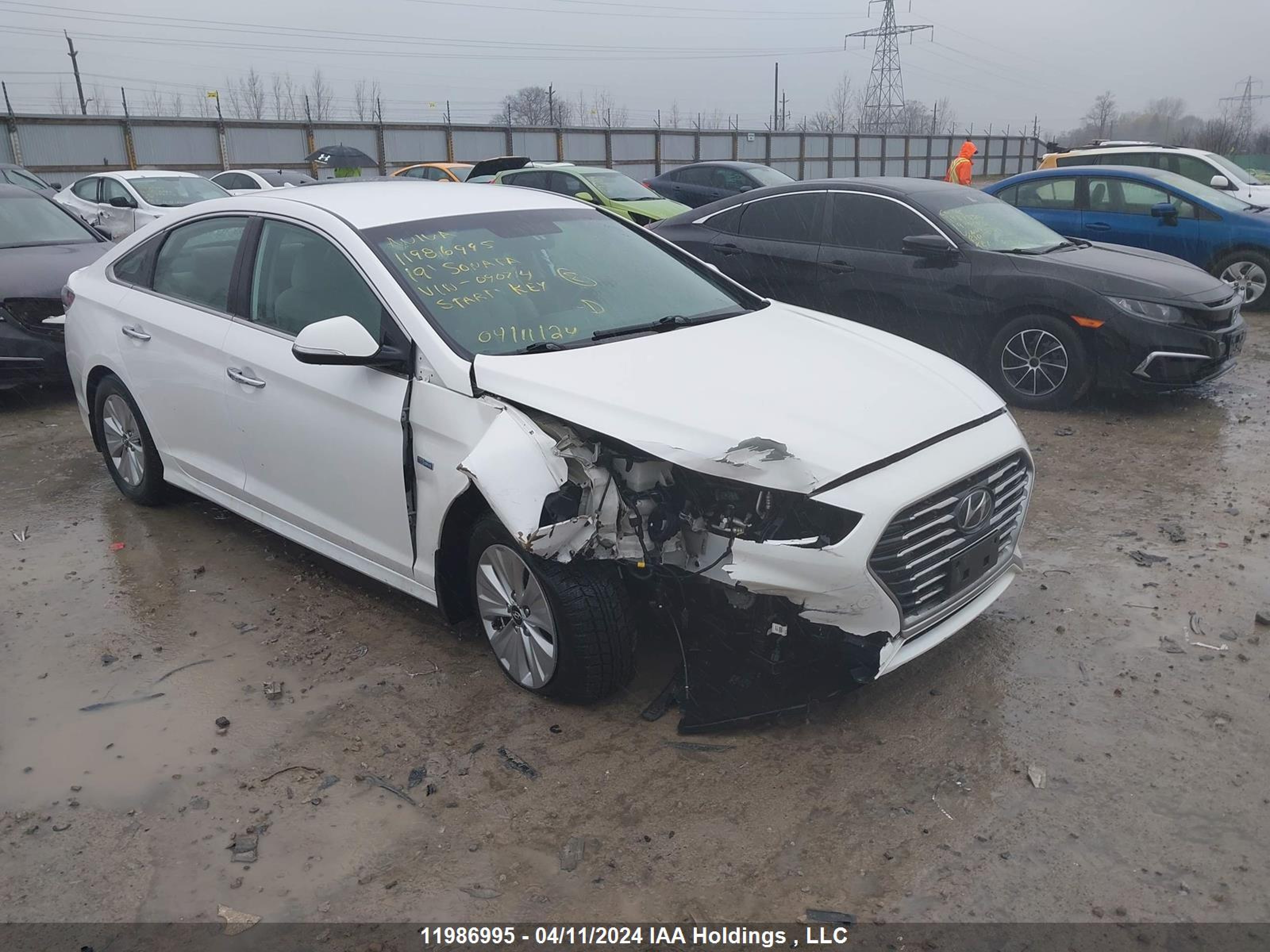 HYUNDAI SONATA 2019 kmhe24l36ka090714