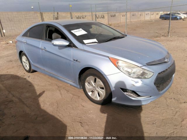 HYUNDAI SONATA HYBRID 2013 kmhec4a40da077856