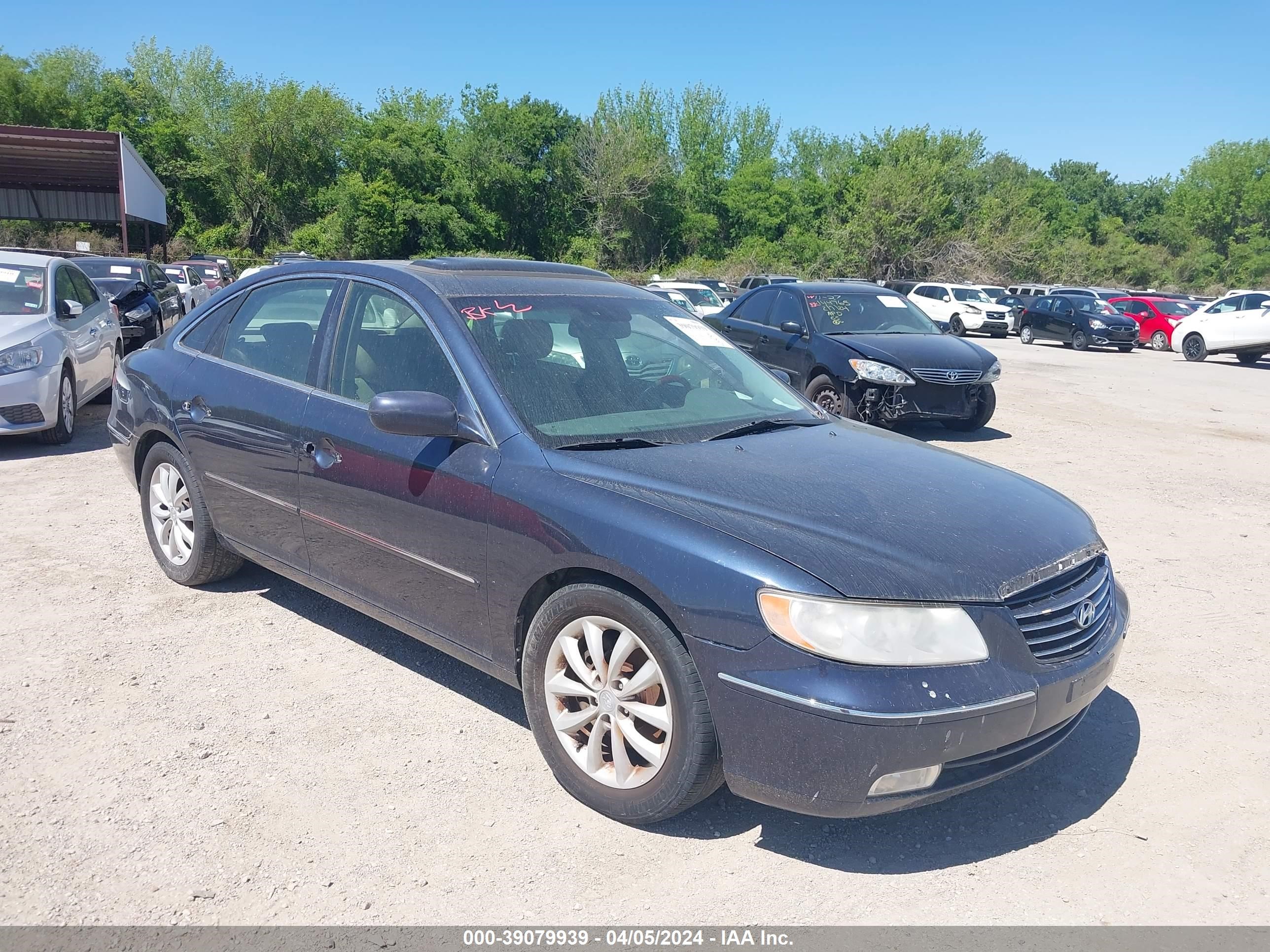 HYUNDAI AZERA 2006 kmhfc46f06a069337