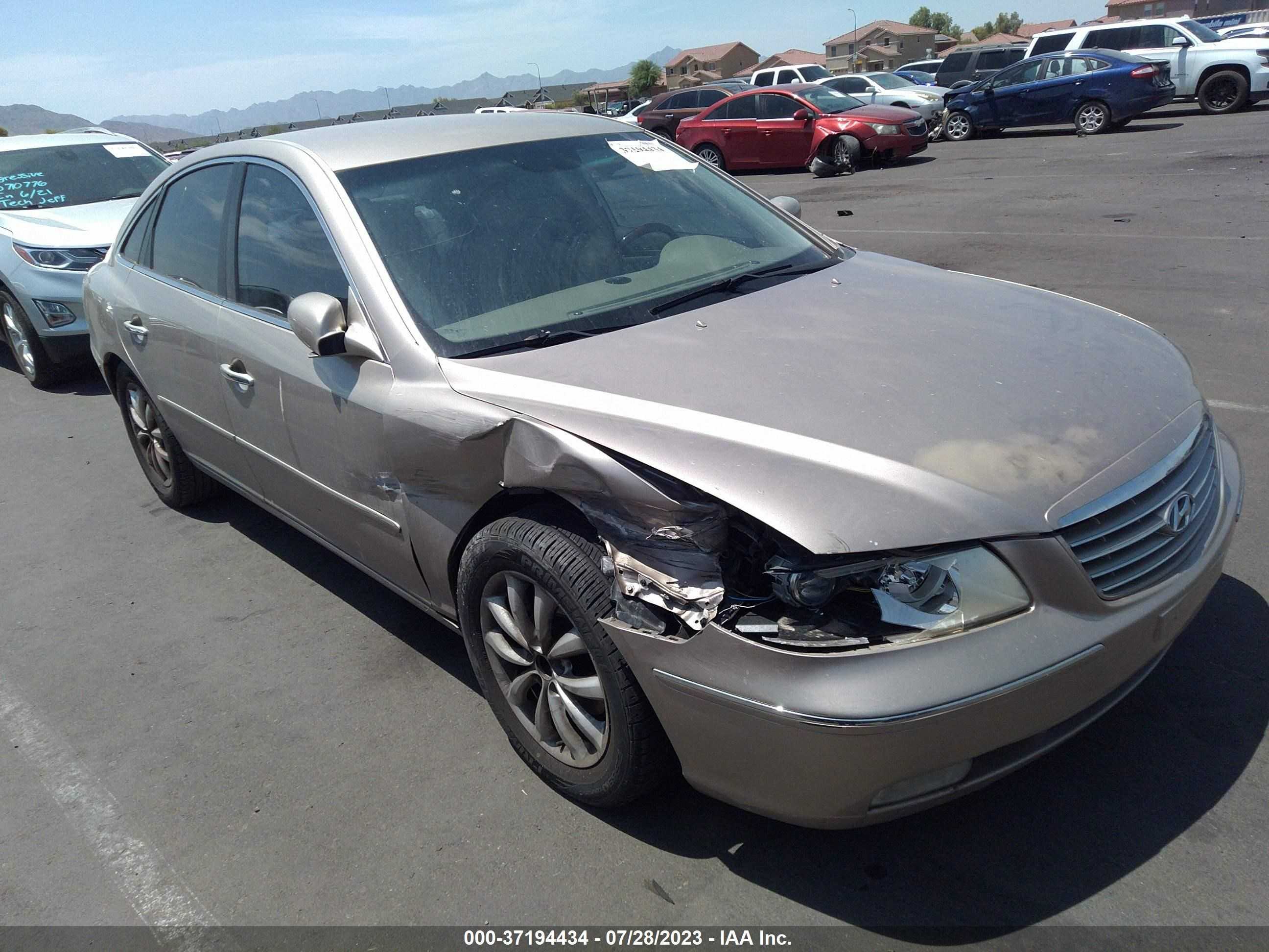 HYUNDAI AZERA 2006 kmhfc46f06a121839