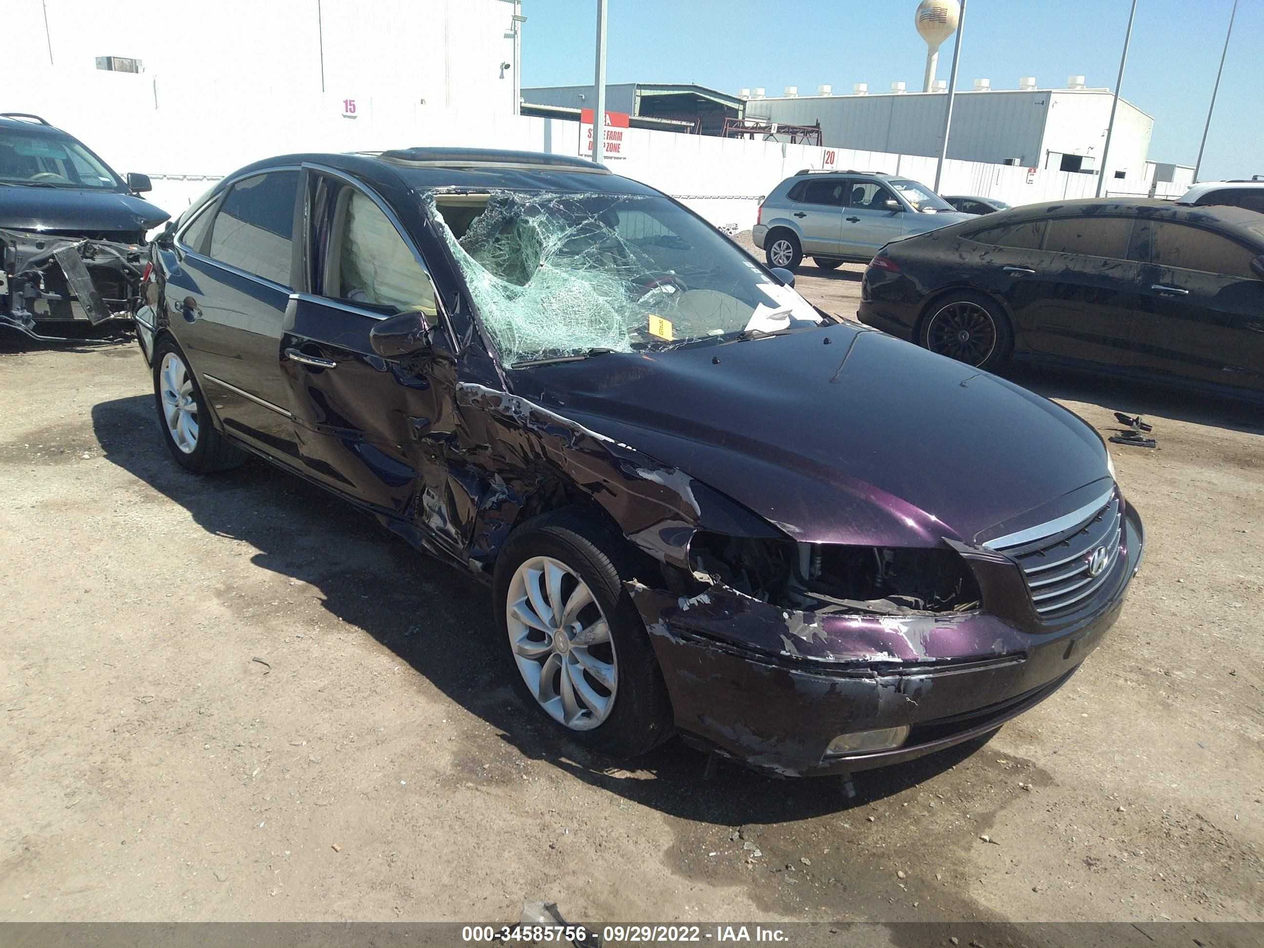 HYUNDAI AZERA 2006 kmhfc46f16a067435