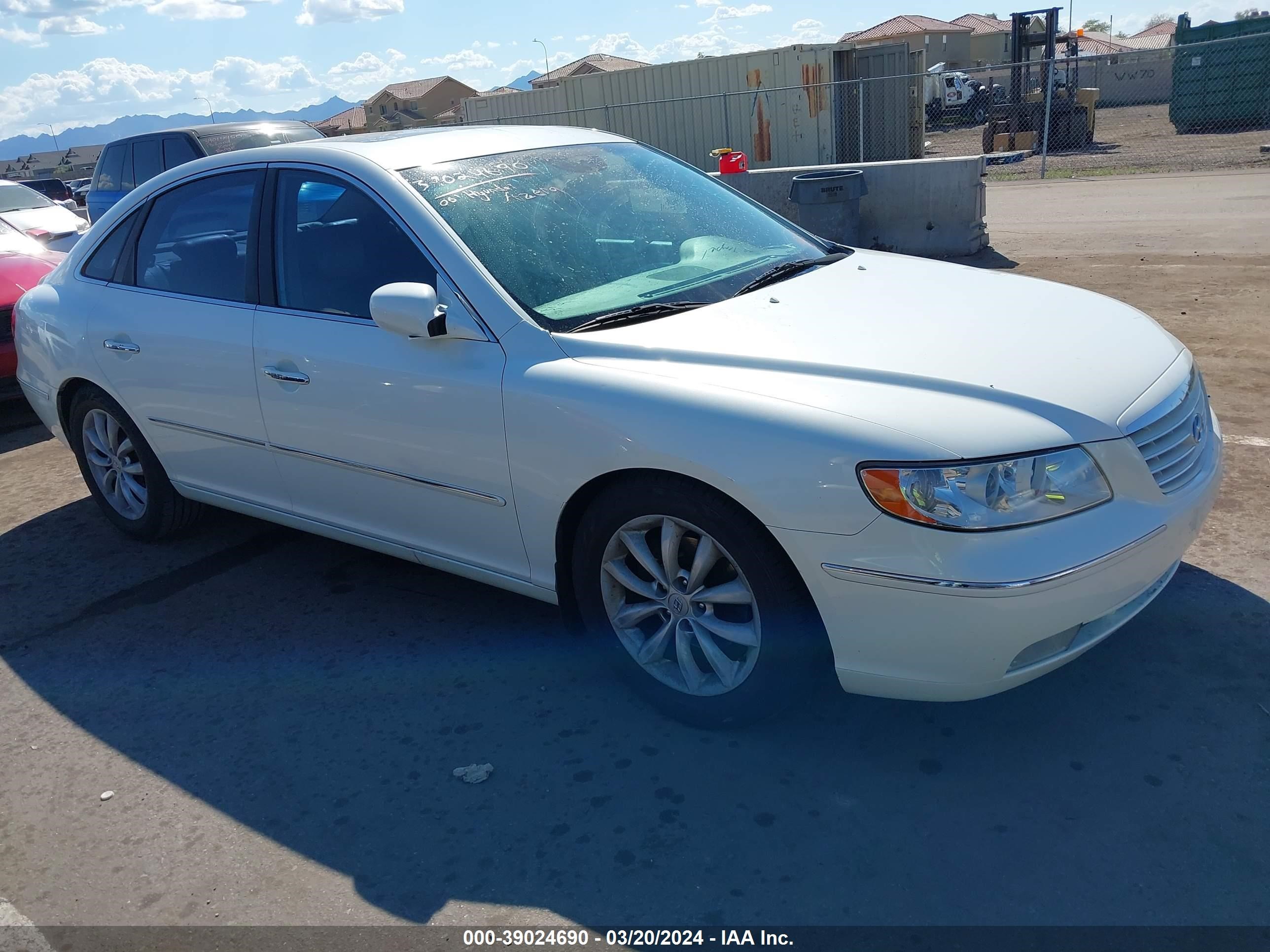 HYUNDAI AZERA 2006 kmhfc46f26a100331