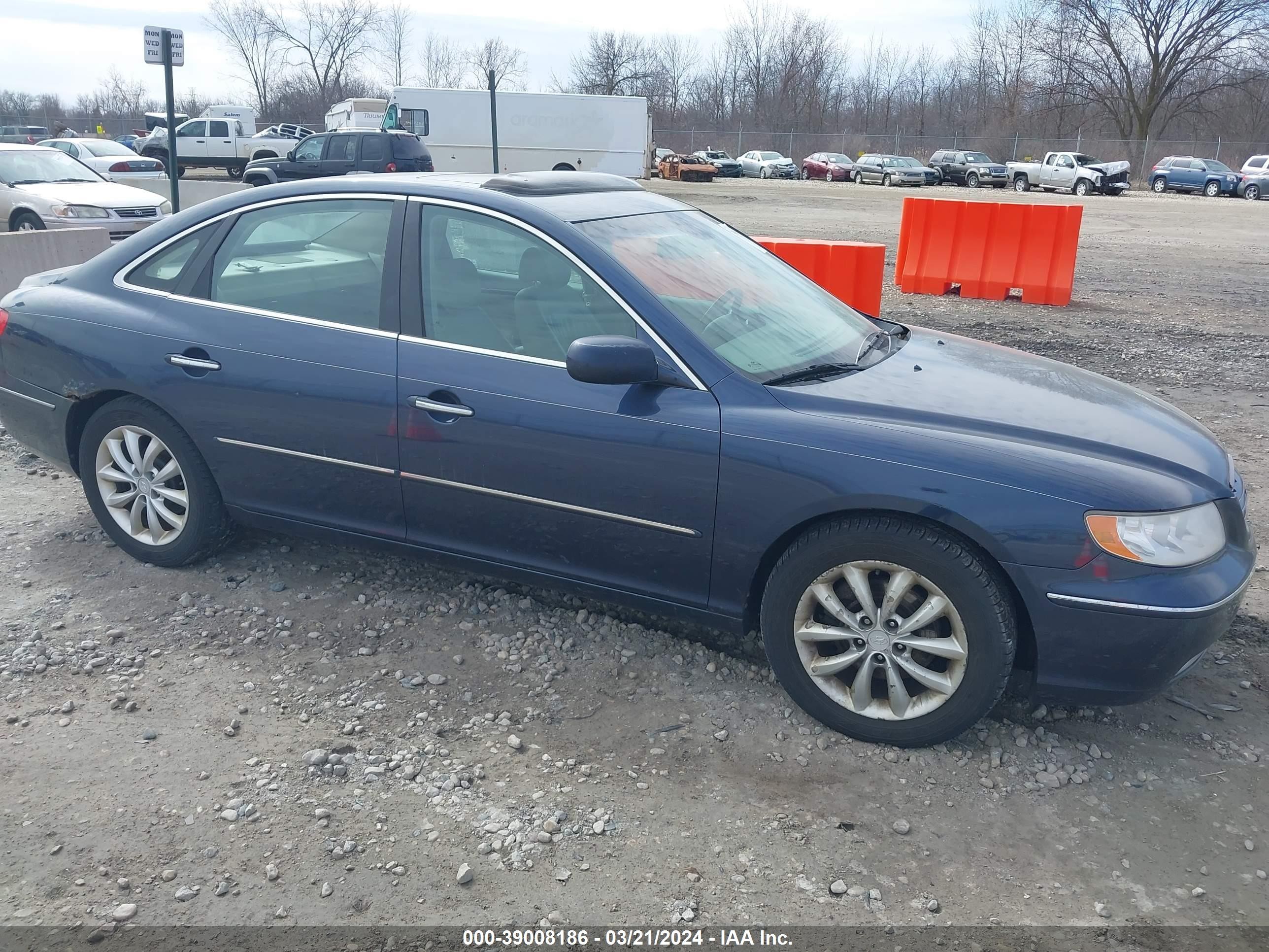 HYUNDAI AZERA 2006 kmhfc46f36a100614