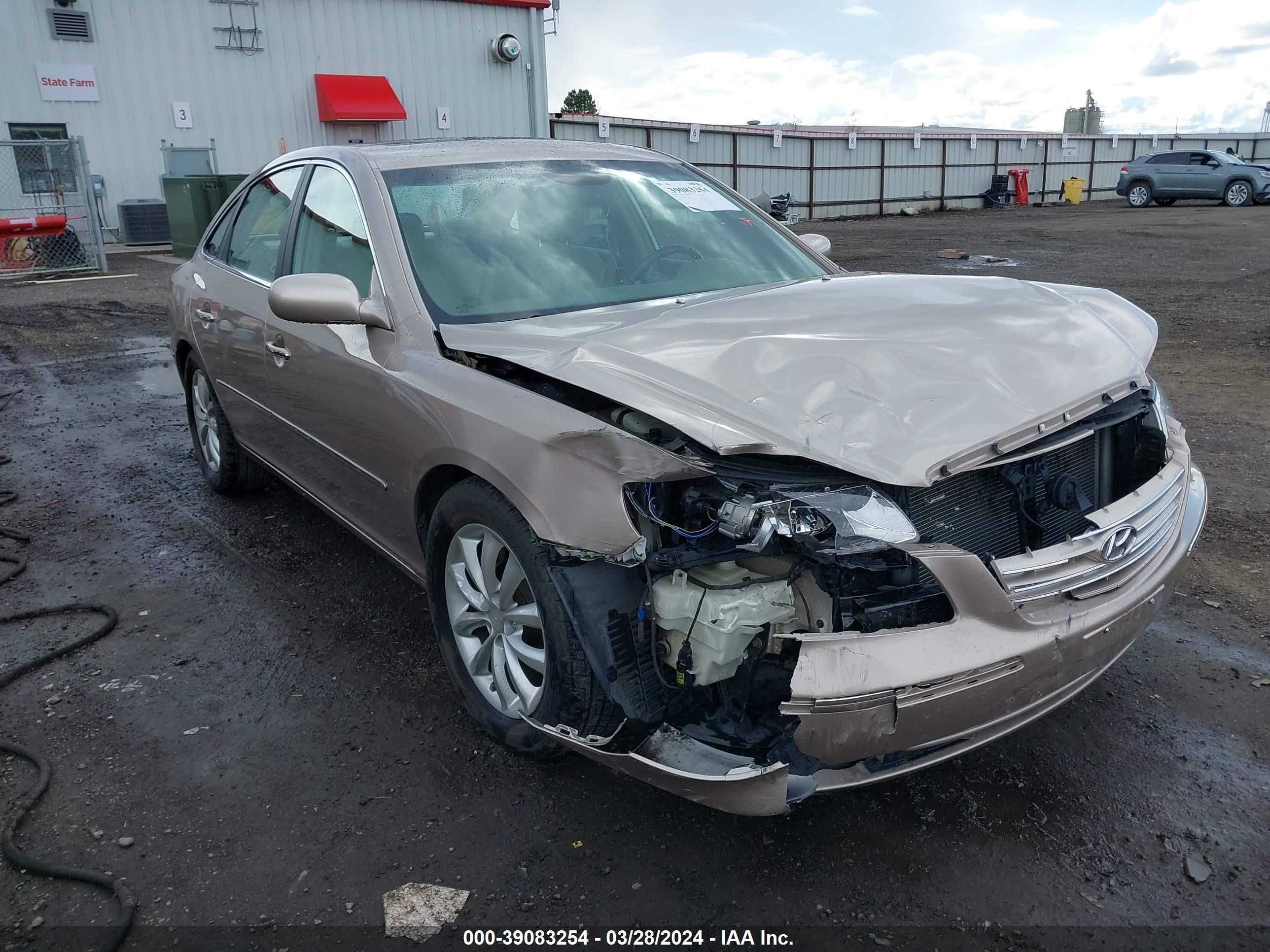 HYUNDAI AZERA 2007 kmhfc46f37a210659