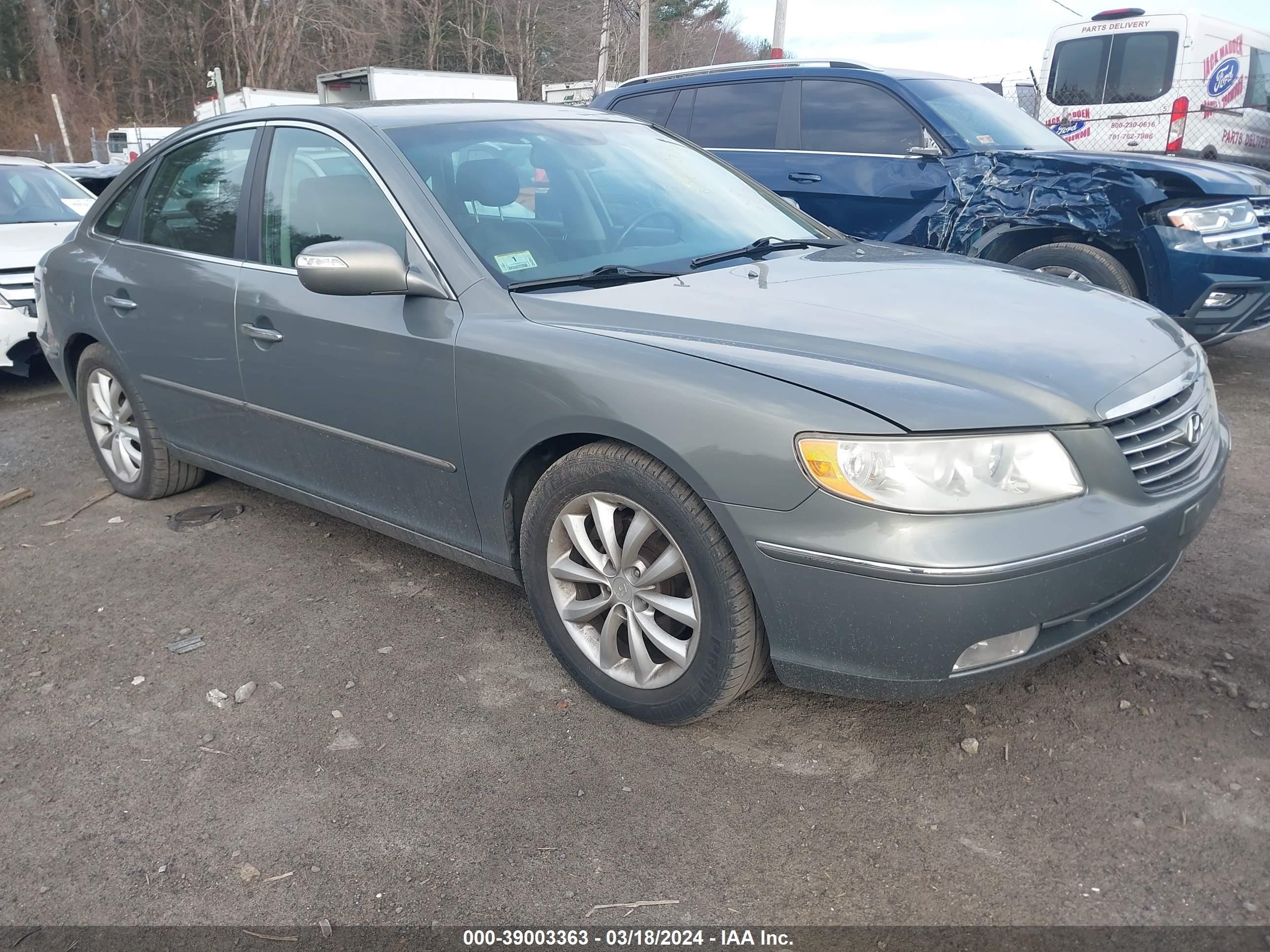 HYUNDAI AZERA 2008 kmhfc46f38a253318