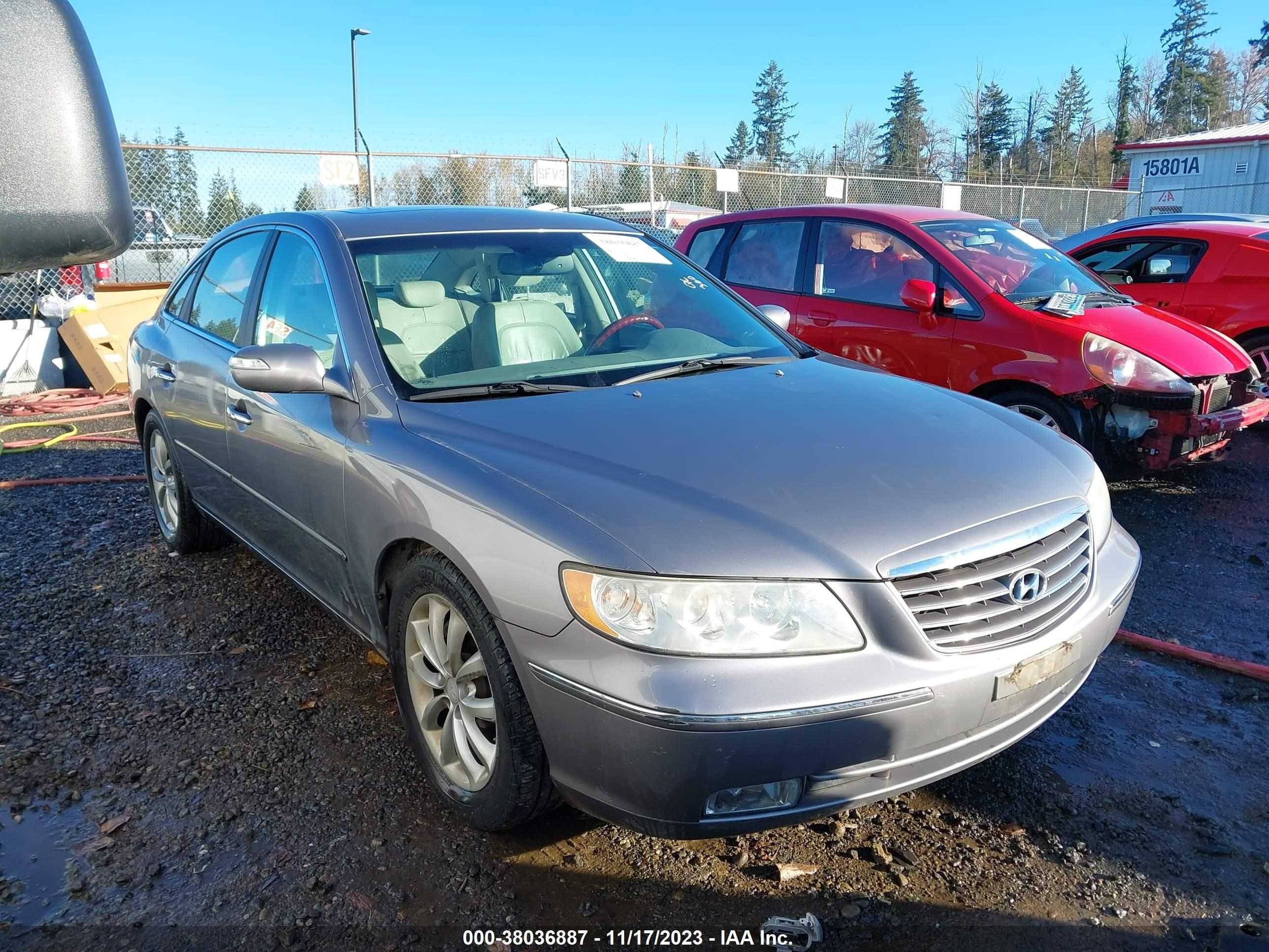 HYUNDAI AZERA 2008 kmhfc46f38a304509