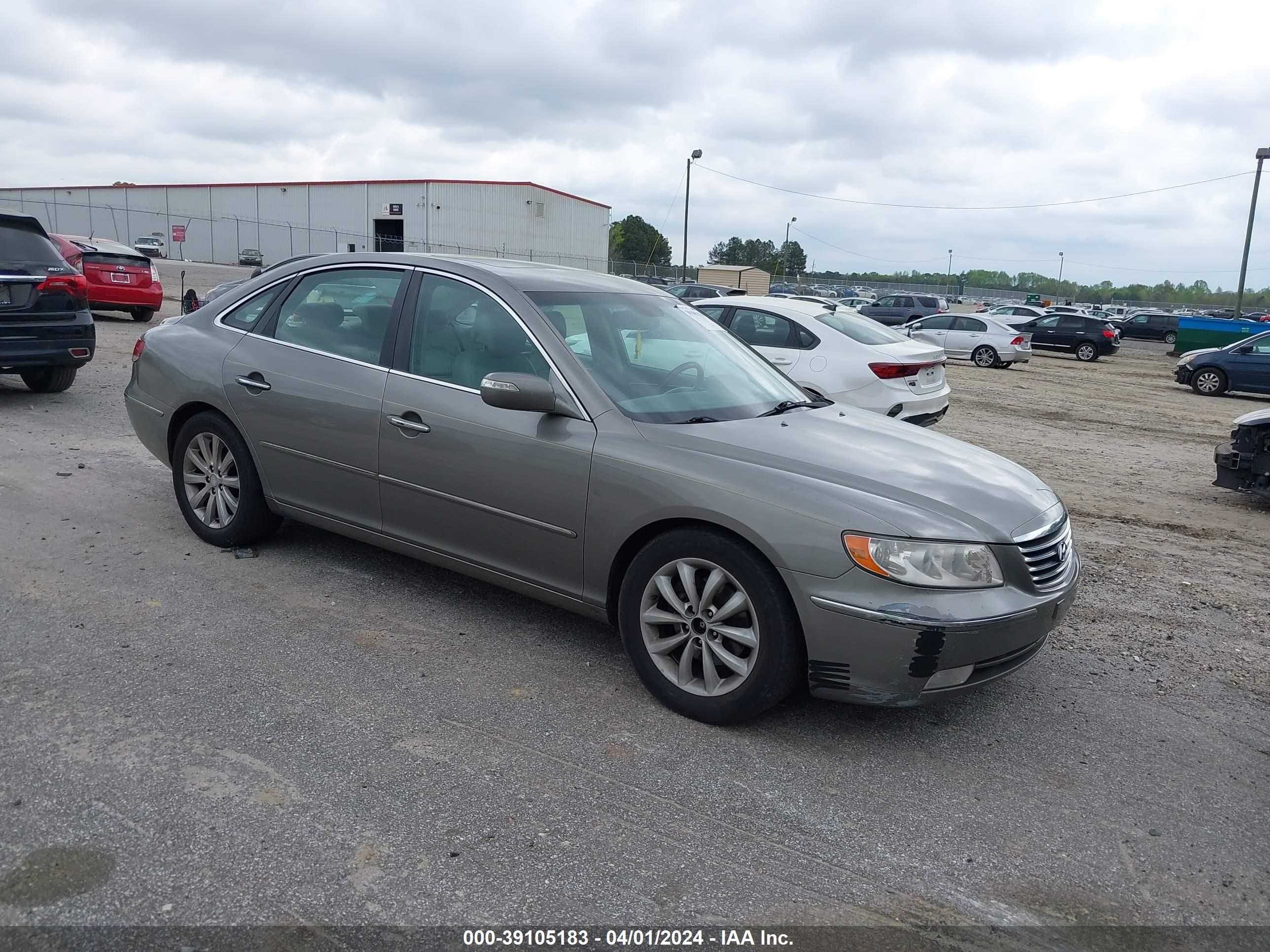 HYUNDAI AZERA 2009 kmhfc46f49a373761